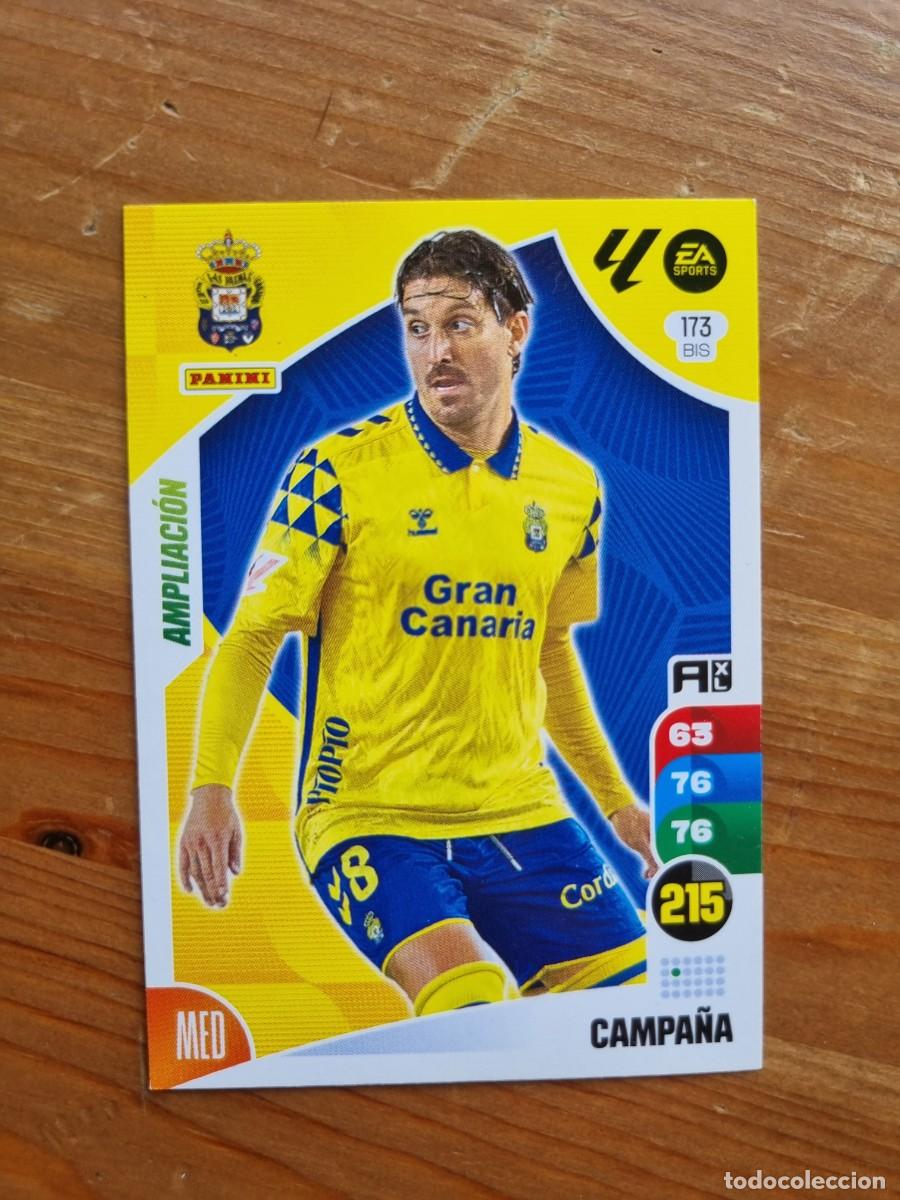 Cromos de f&uacute;tbol: 173 Bis CAMPA&Ntilde;A (UD Las Palmas) AMPLIACI&Oacute;N. Liga 2024 2025 24 25 Adrenalyn XL (Panini)