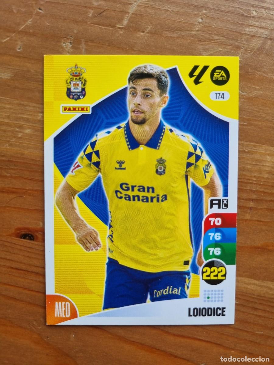 Cromos de f&uacute;tbol: 174 LOIODICE (UD Las Palmas). Liga 2024 2025 24 25 Adrenalyn XL (Panini)
