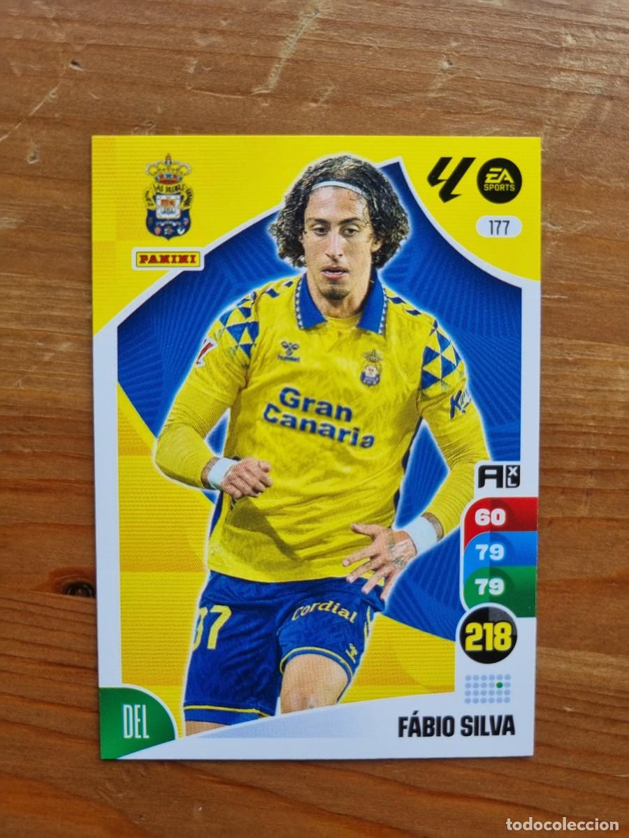 Cromos de f&uacute;tbol: 177 FABIO SILVA (UD Las Palmas). Liga 2024 2025 24 25 Adrenalyn XL (Panini)
