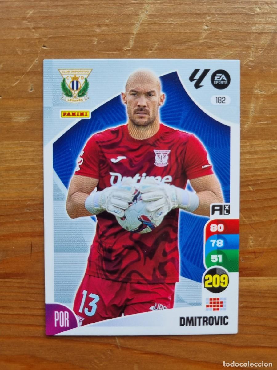 Cartes &agrave; collectionner de Football: 182 DMITROVIC (CD Legan&eacute;s). Liga 2024 2025 24 25 Adrenalyn XL (Panini)