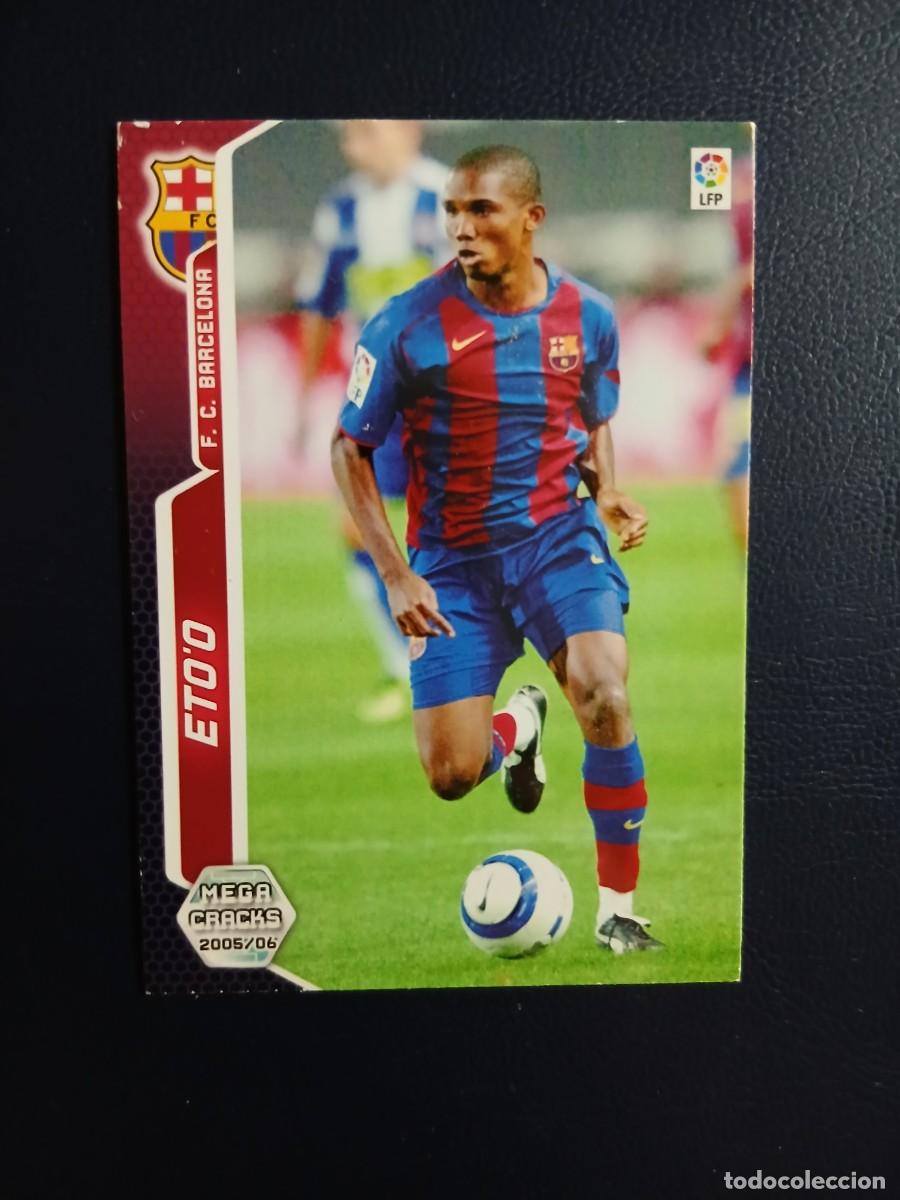 Football Stickers: 70 ETO'O BARCELONA MEGACRACKS PANINI 2005 2006 05 06