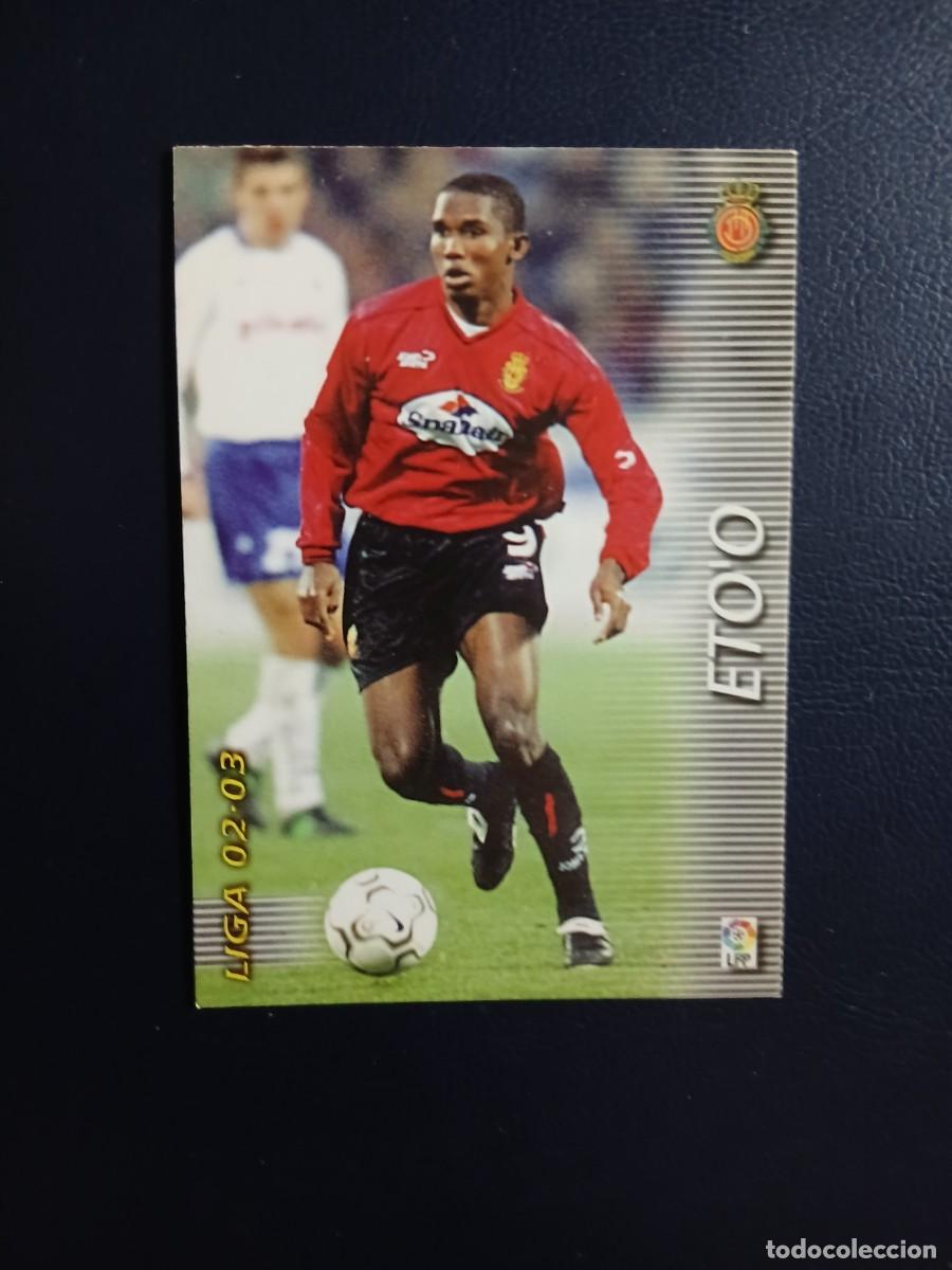 Football Stickers: ETO'O N&ordm; 196 (MALLORCA) MEGAFICHAS 2002 2003 02 03 PANINI LIGA MEGACRACKS
