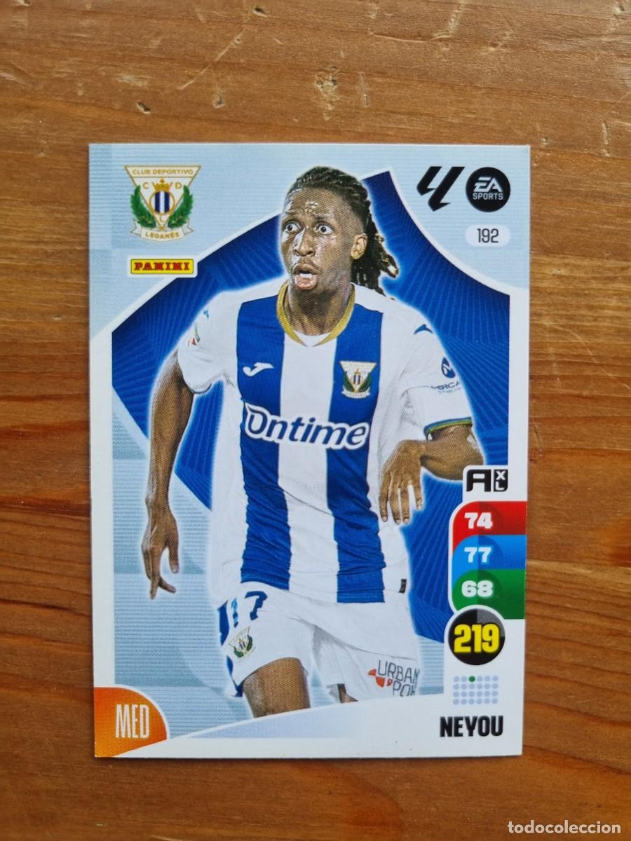 Football Stickers: 192 NEYOU (CD Legan&eacute;s). Liga 2024 2025 24 25 Adrenalyn XL (Panini)
