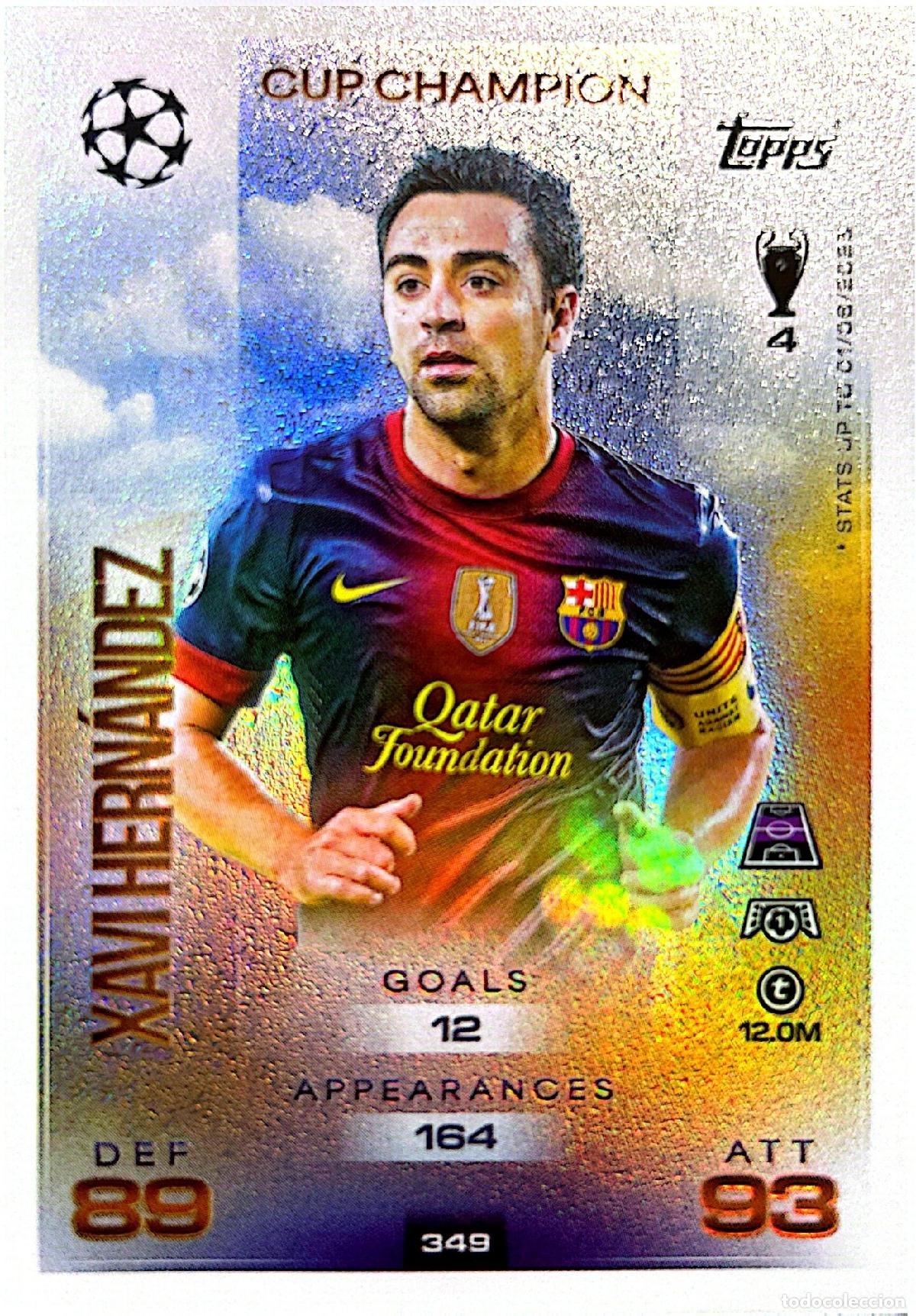 Football Stickers: Cromo Xavi Hern&aacute;ndez Real Madrid C.F. Topps Match Attax UCL 2025-2026