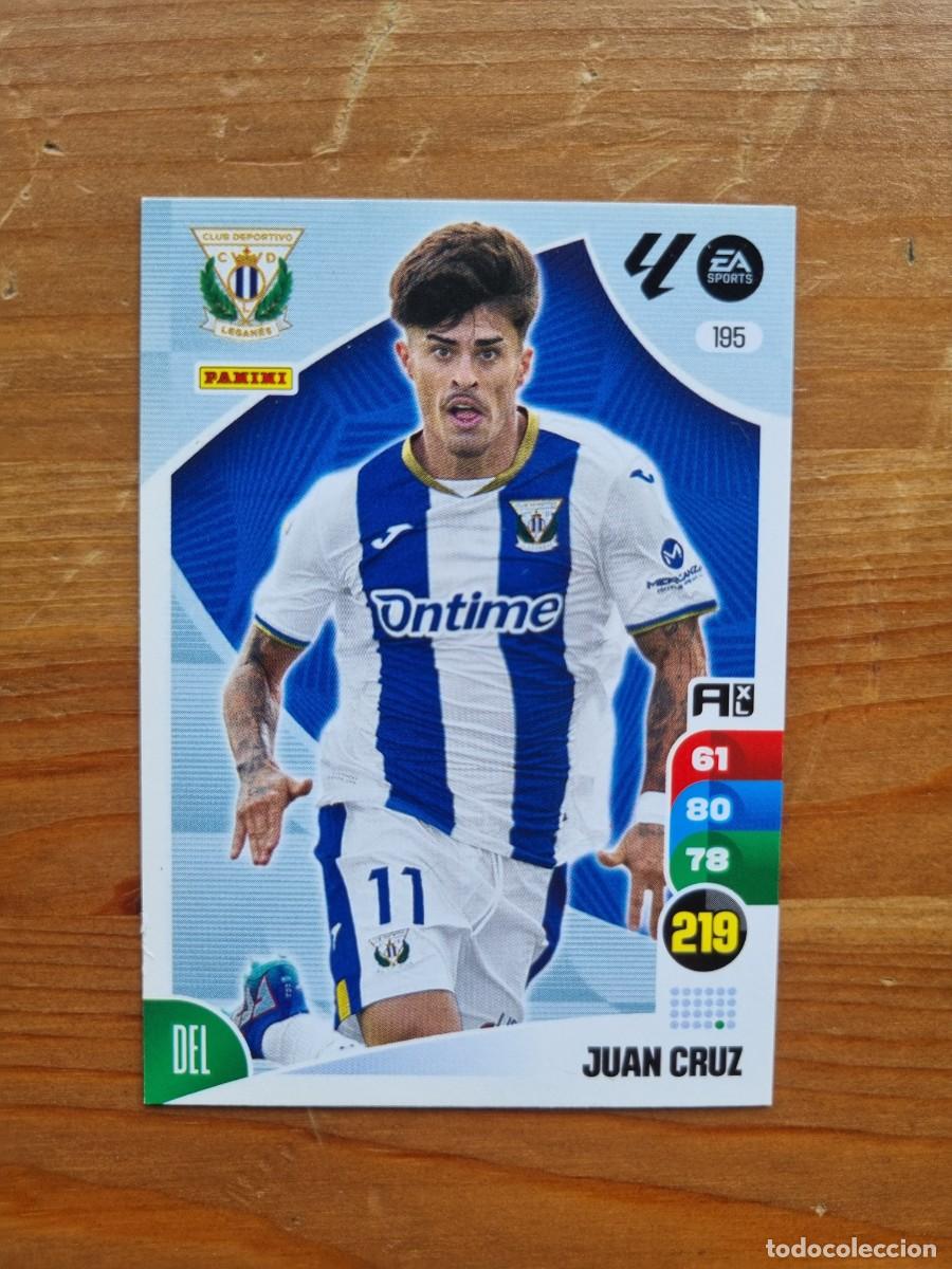 Cartes &agrave; collectionner de Football: 195 JUAN CRUZ (CD Legan&eacute;s). Liga 2024 2025 24 25 Adrenalyn XL (Panini)
