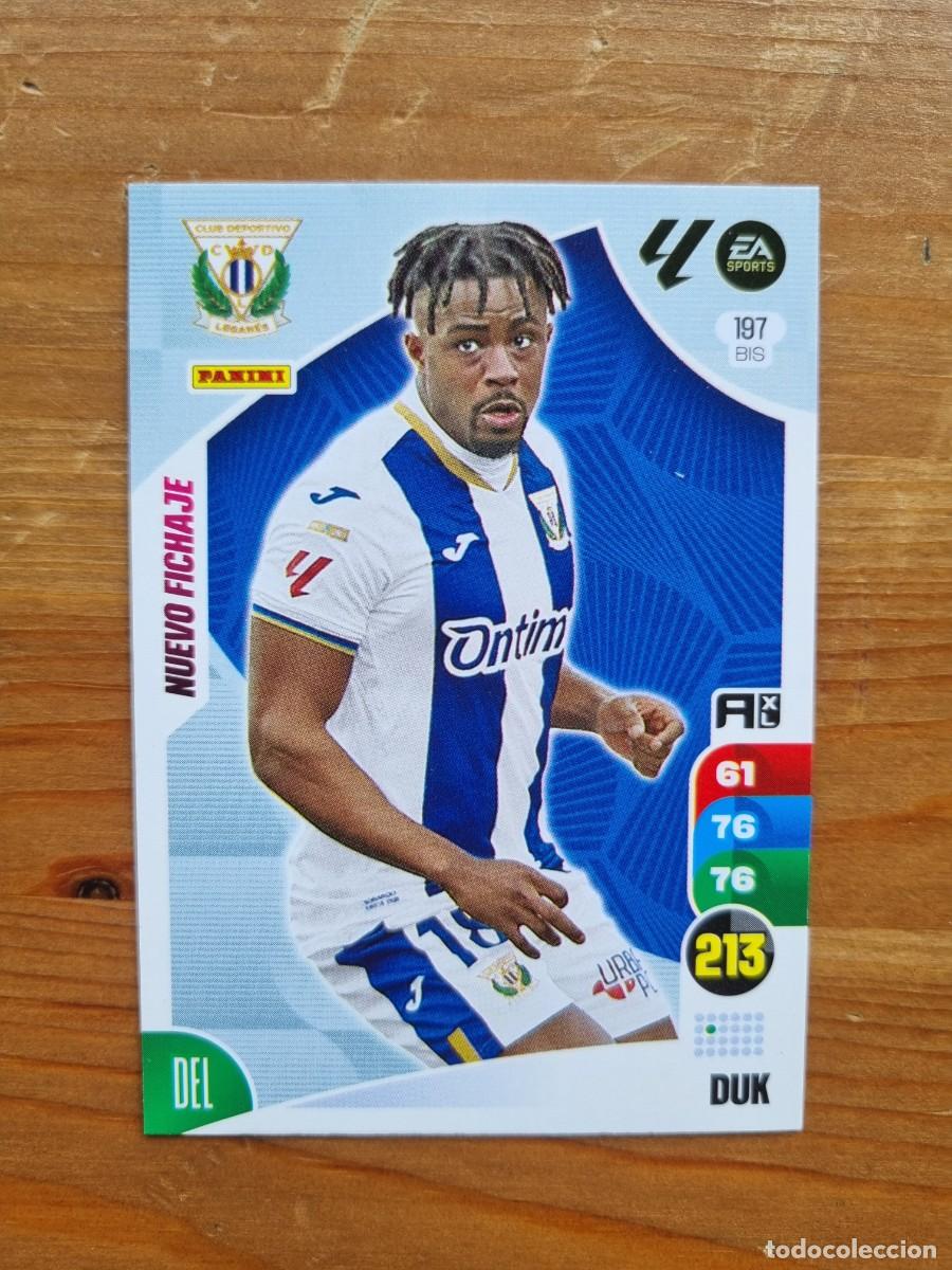 Cartes &agrave; collectionner de Football: 197 Bis DUK (CD Legan&eacute;s) NUEVO FICHAJE. Liga 2024 2025 24 25 Adrenalyn XL (Panini)