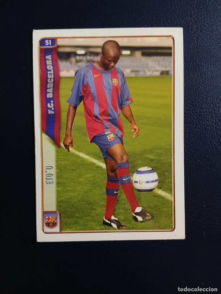 Cromos de f&uacute;tbol: 51 ETO'O SAMUEL ETOO BARCELONA BAR&Ccedil;A - LIGA 2004-2005 MUNDICROMO 04-05