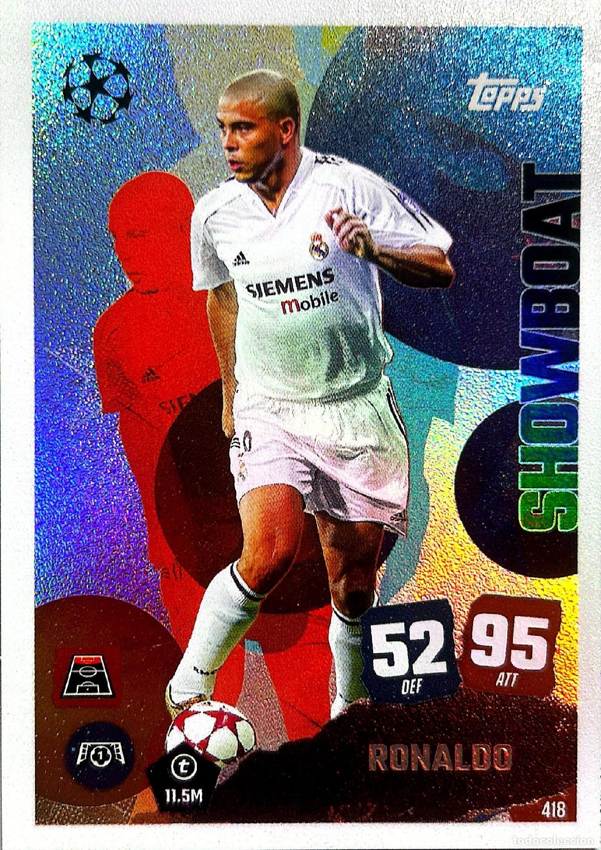 Cromos de f&uacute;tbol: Cromo Ronaldo Nazario Real Madrid C.F. Topps Match Attax UCL 2025-2026