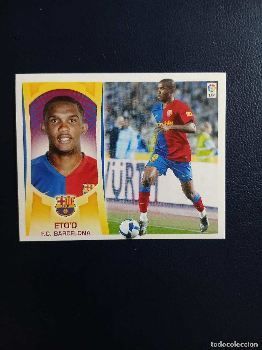 Cromos de f&uacute;tbol: LIGA 2009 2010 09 10 COLECCIONES ESTE N&ordm;16A ETO'O-BARCELONA Sin pegar