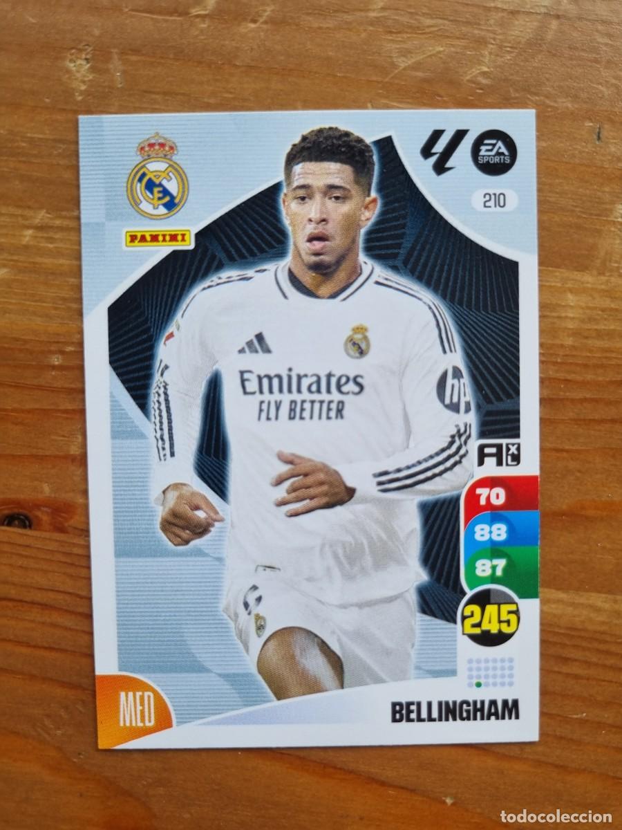 Cromos de f&uacute;tbol: 210 BELLINGHAM (Real Madrid CF). Liga 2024 2025 24 25 Adrenalyn XL (Panini)