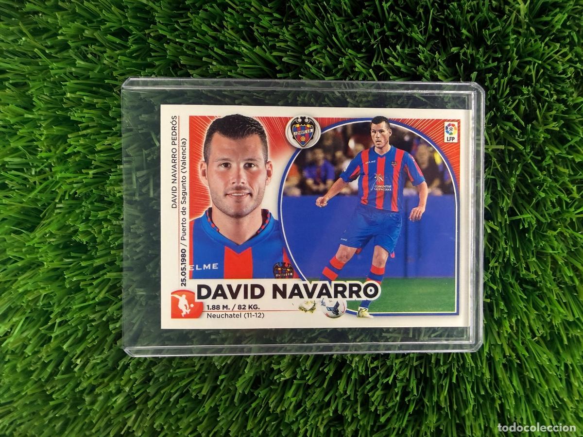 Cromos de f&uacute;tbol: N&ordm; 5 David Navarro Levante UD Liga Este 14 15
