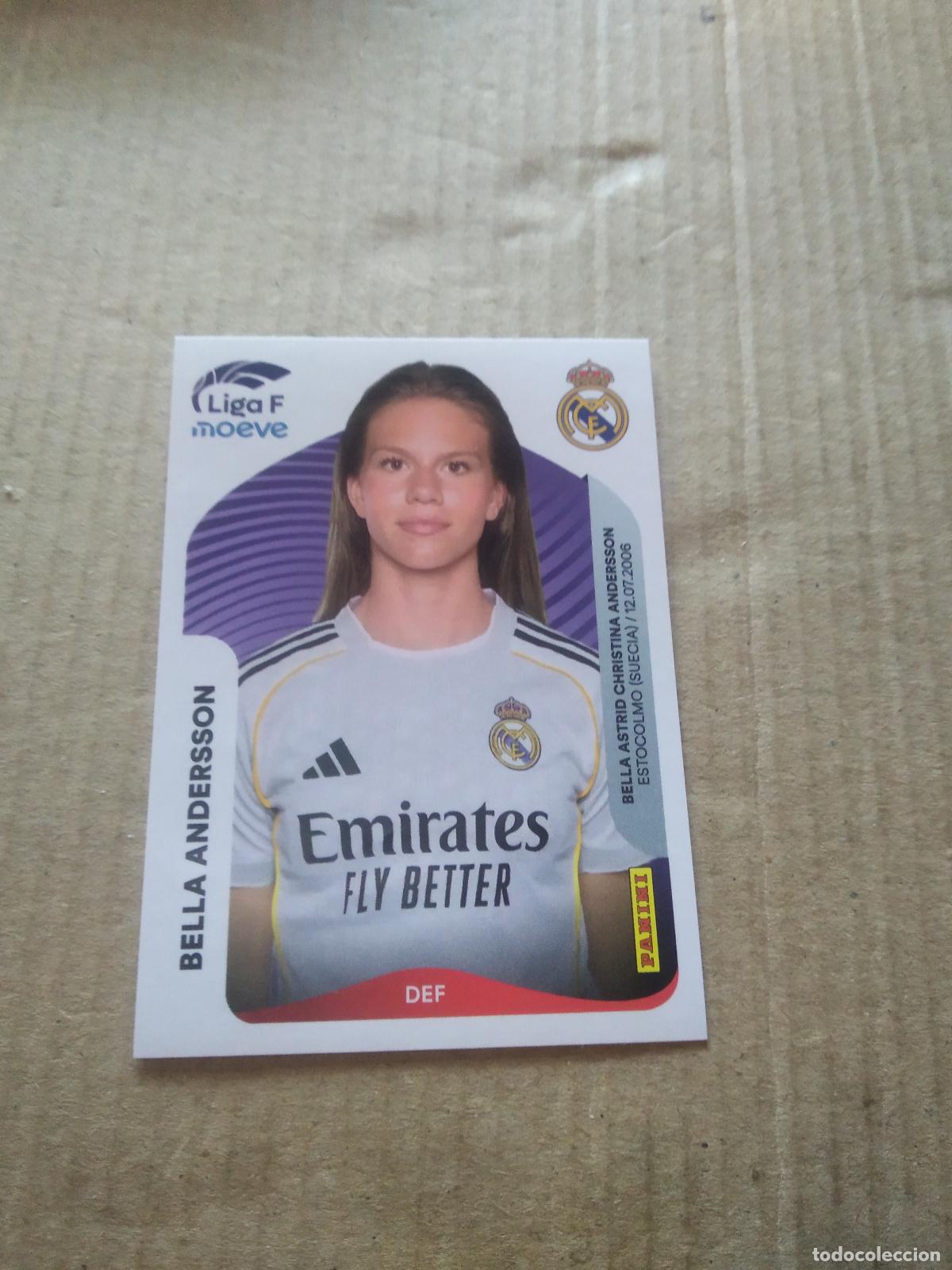 Cromos de f&uacute;tbol: 267B BELLA ANDERSSON REAL MADRID CROMO FUTBOL PANINI LIGA FEMENINA 2025-2026 LIGA F 25-26