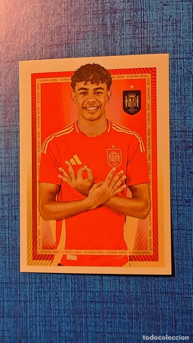 Cromos de f&uacute;tbol: SELECCION ESPA&Ntilde;OLA ESPA&Ntilde;A 49 LAMINE YAMAL CARREFOUR 26 PANINI 2026