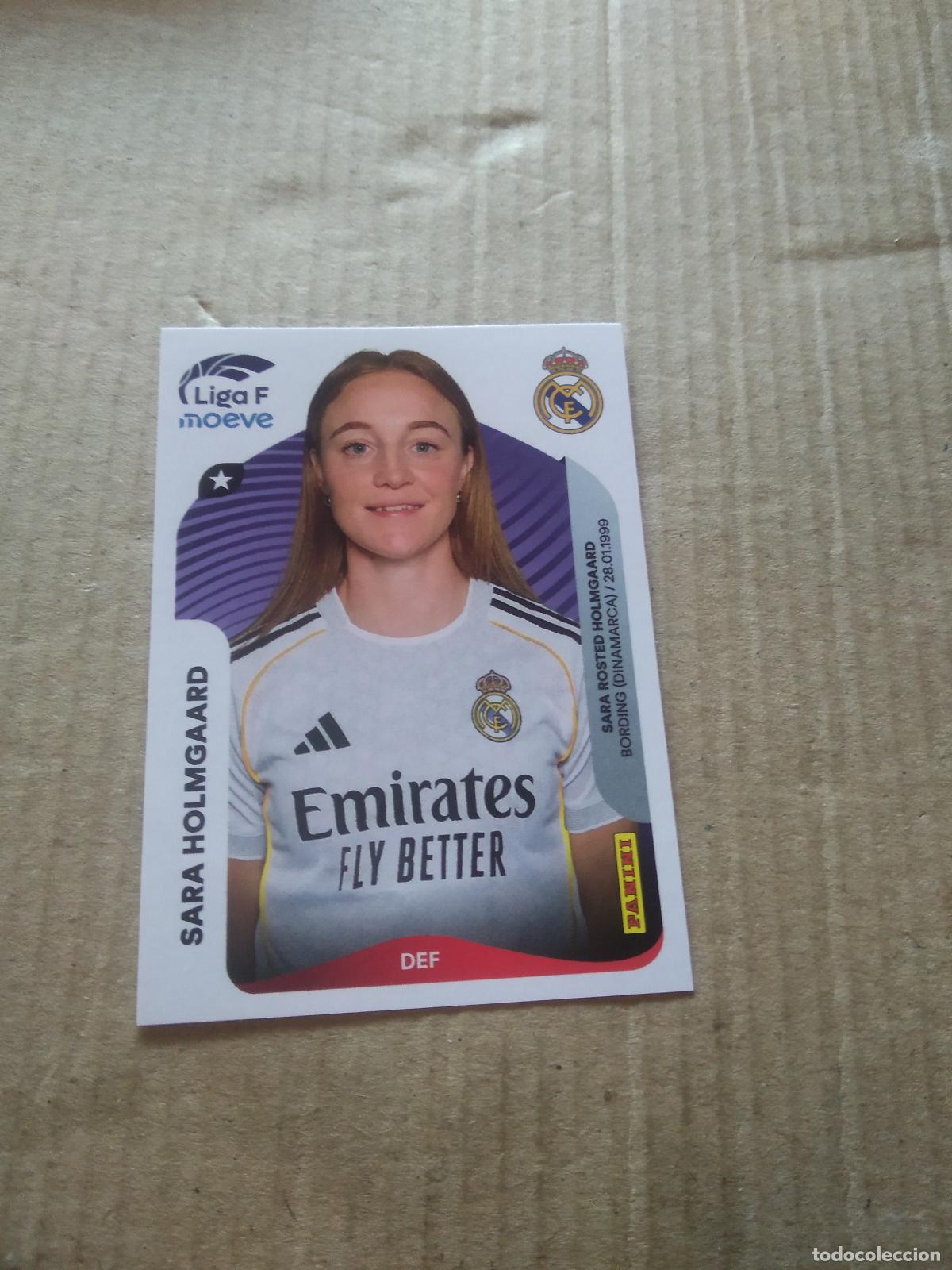 Cromos de f&uacute;tbol: 270 SARA HOLMGAARD REAL MADRID CROMO FUTBOL PANINI LIGA FEMENINA 2025-2026 LIGA F 25-26