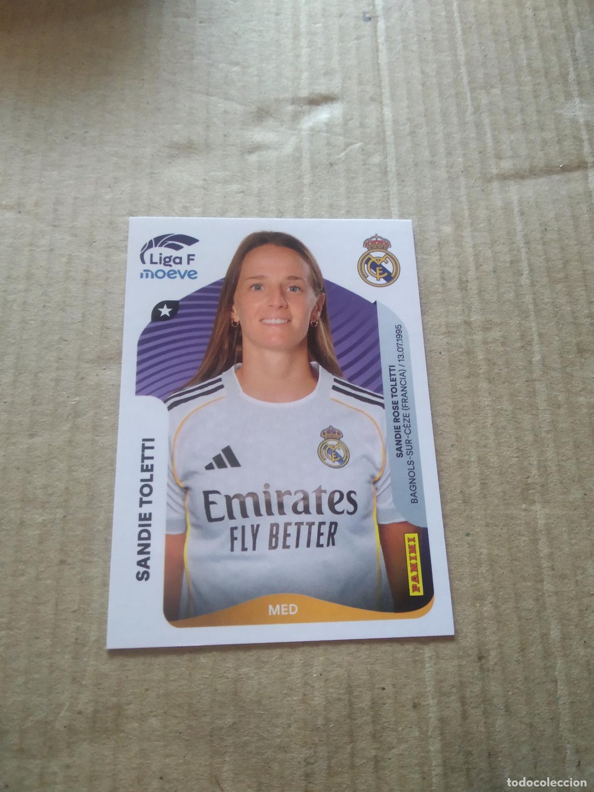 Cromos de f&uacute;tbol: 272A SANDIE TOLETTI REAL MADRID CROMO FUTBOL PANINI LIGA FEMENINA 2025-2026 LIGA F 25-26
