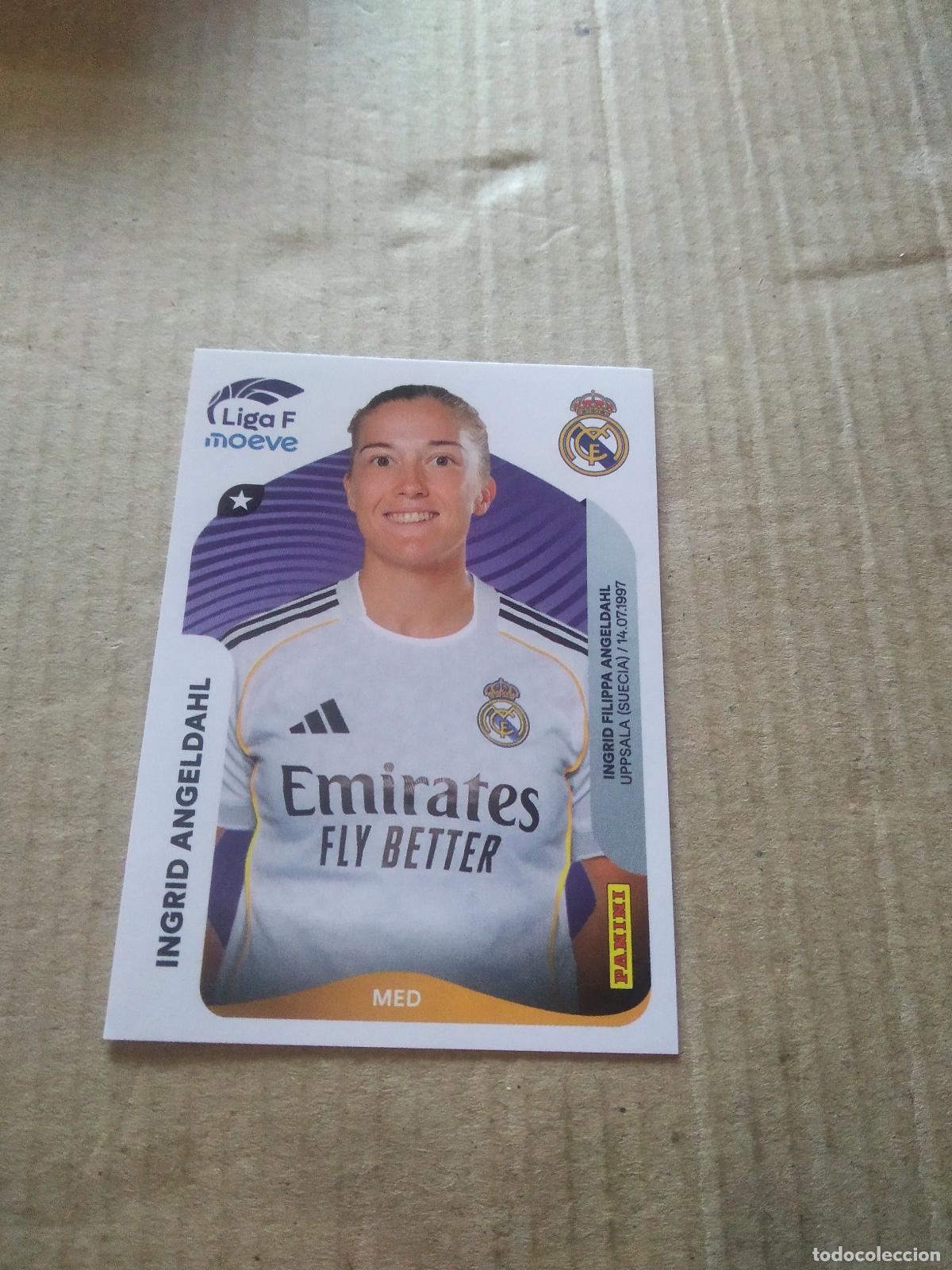 Cromos de f&uacute;tbol: 273 INGRID ANGELDAHL REAL MADRID CROMO FUTBOL PANINI LIGA FEMENINA 2025-2026 LIGA F 25-26