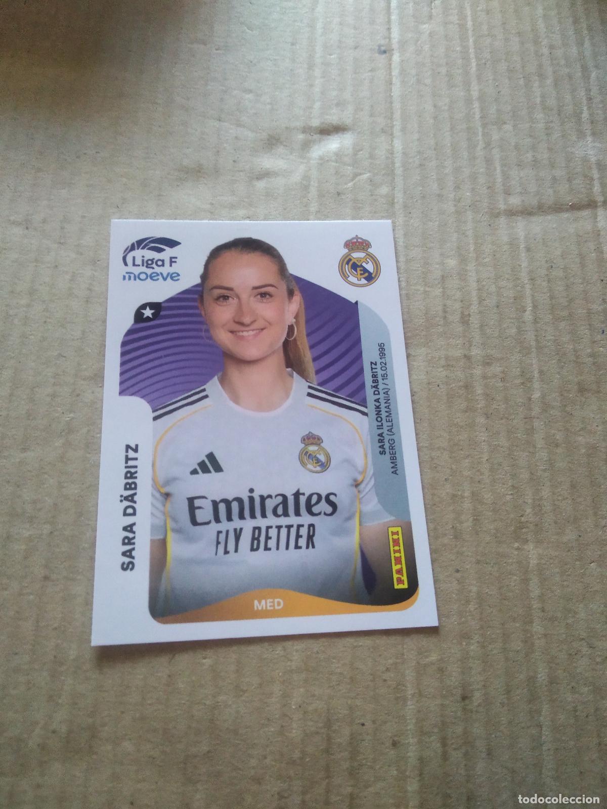 Cromos de f&uacute;tbol: 275 SARA DABRITZ REAL MADRID CROMO FUTBOL PANINI LIGA FEMENINA 2025-2026 LIGA F 25-26