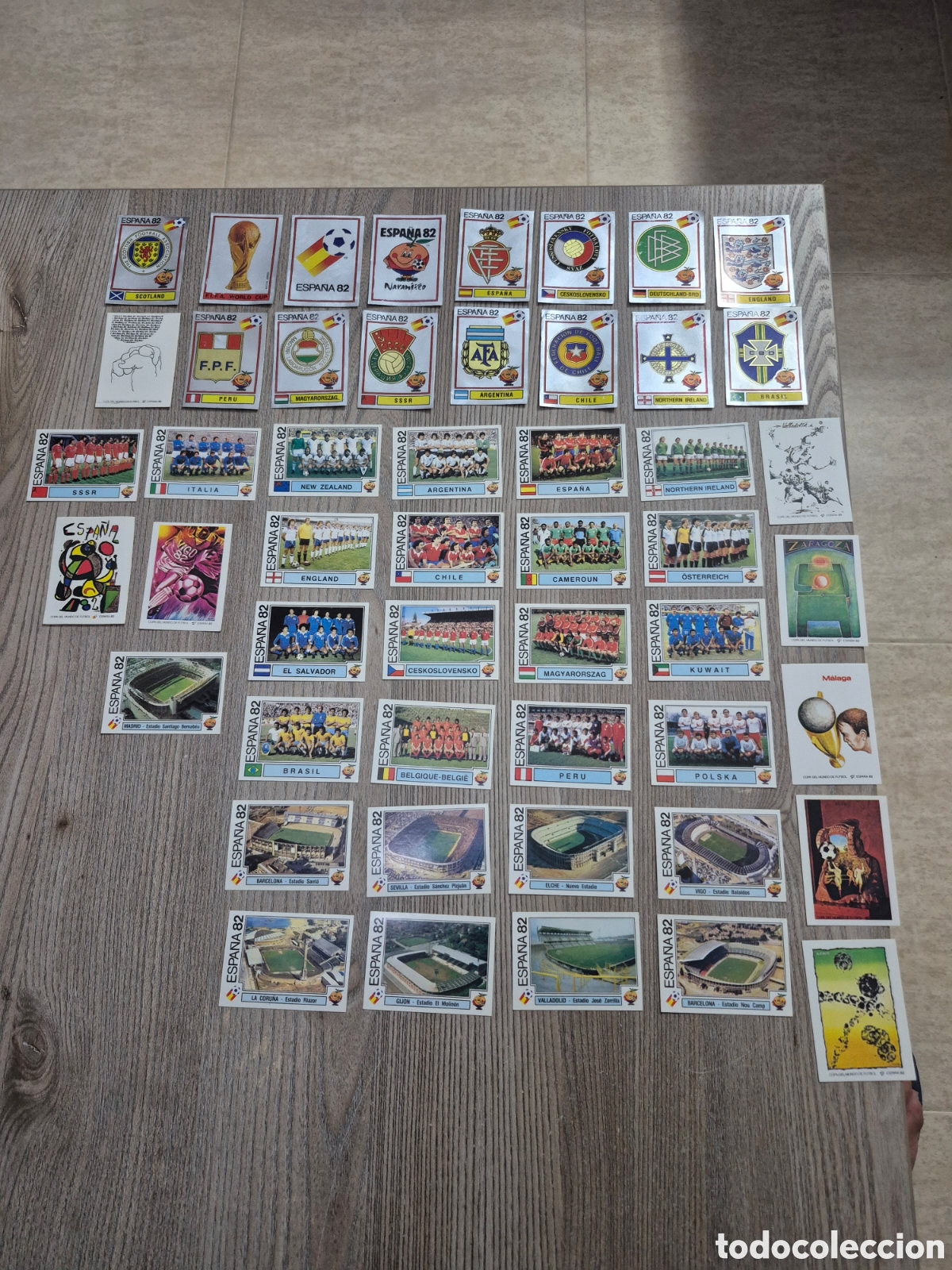 Cromos de f&uacute;tbol: LOTE 50 CROMOS ESPA&Ntilde;A 82 , PANINI