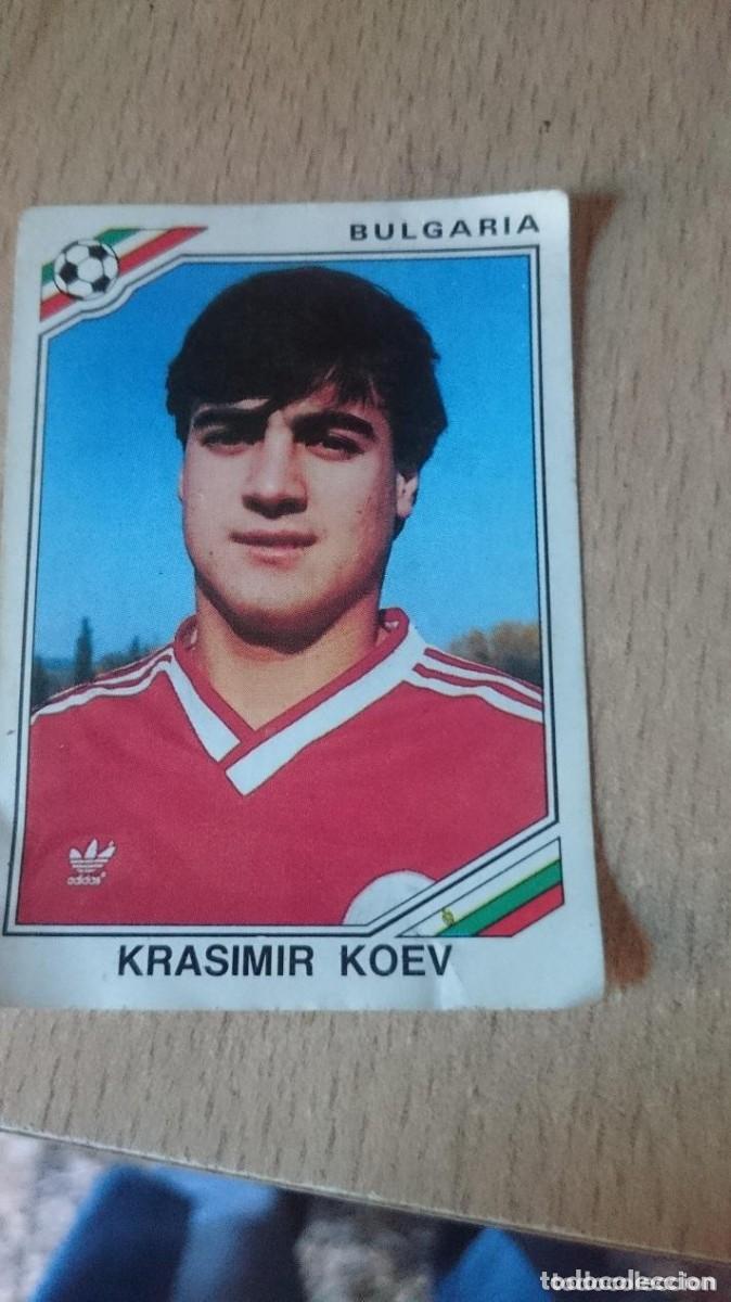 Cromos de f&uacute;tbol: MUNDIAL MEXICO 86 - SELECCION BULGARIA ---- KRASIMIR KOEV