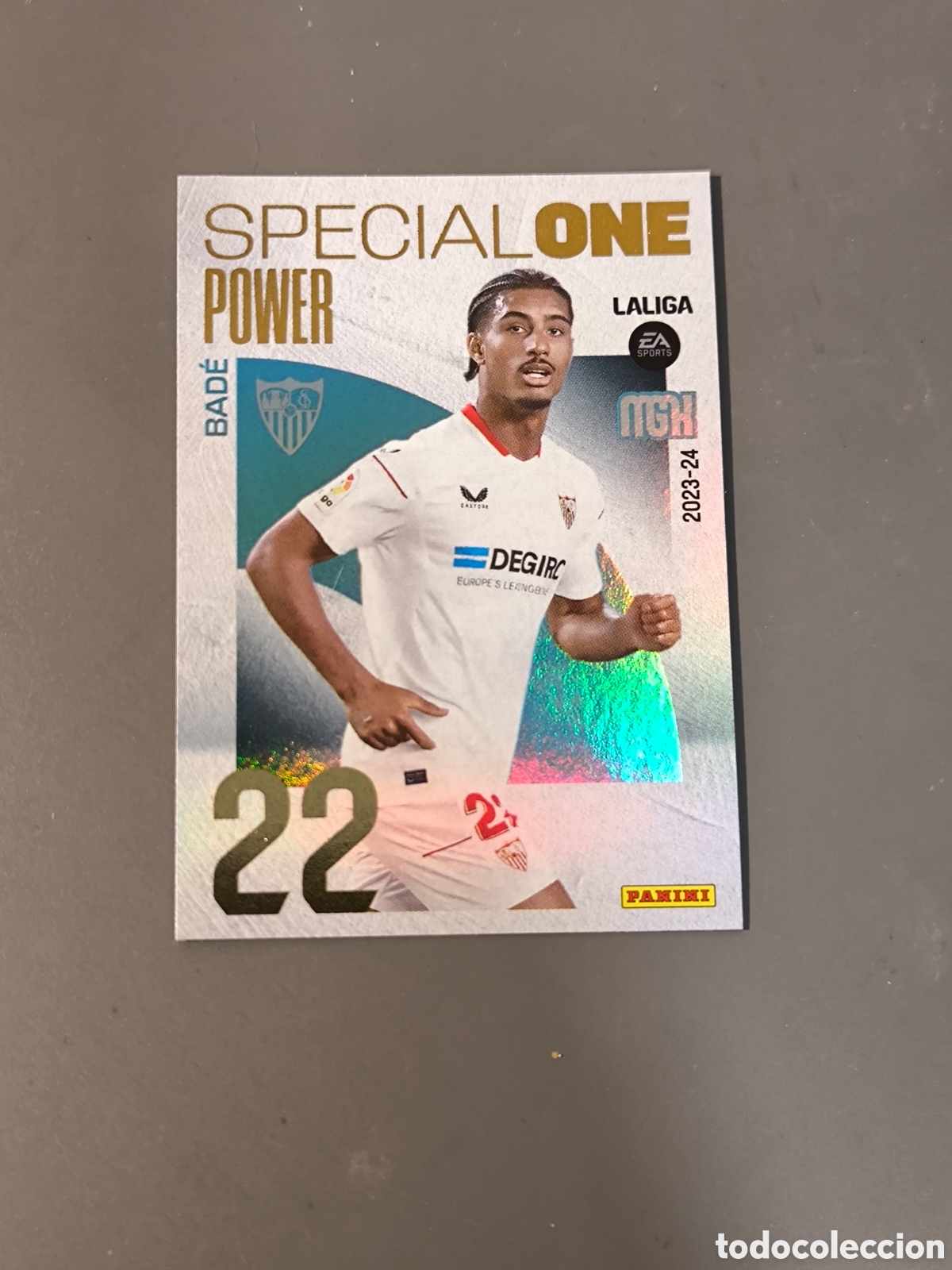 Cromos de f&uacute;tbol: BAD&Eacute; P 384 Special One Power Sevilla Megacracks MGK 23 24