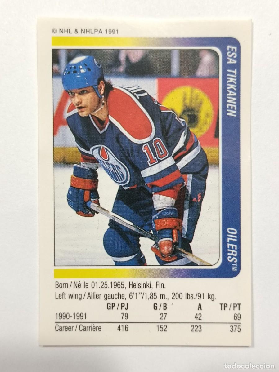 Cromos de f&uacute;tbol: #123 TIKKANEN (EDMONTON OILERS) HOCKEY HIELO NHL 91/92 PANINI