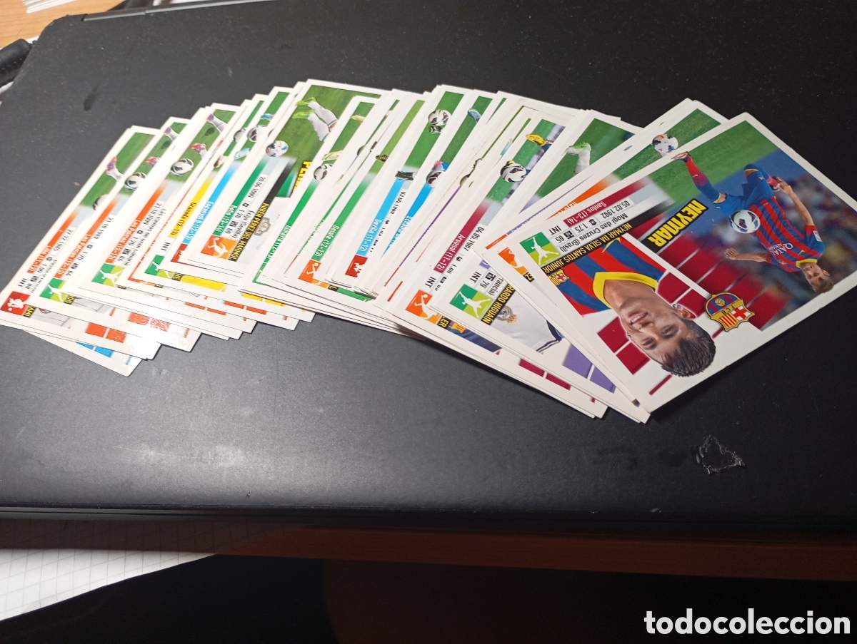 Cromos de f&uacute;tbol: Lote de 40 cromos dobles y 3 fichajes liga 13/14