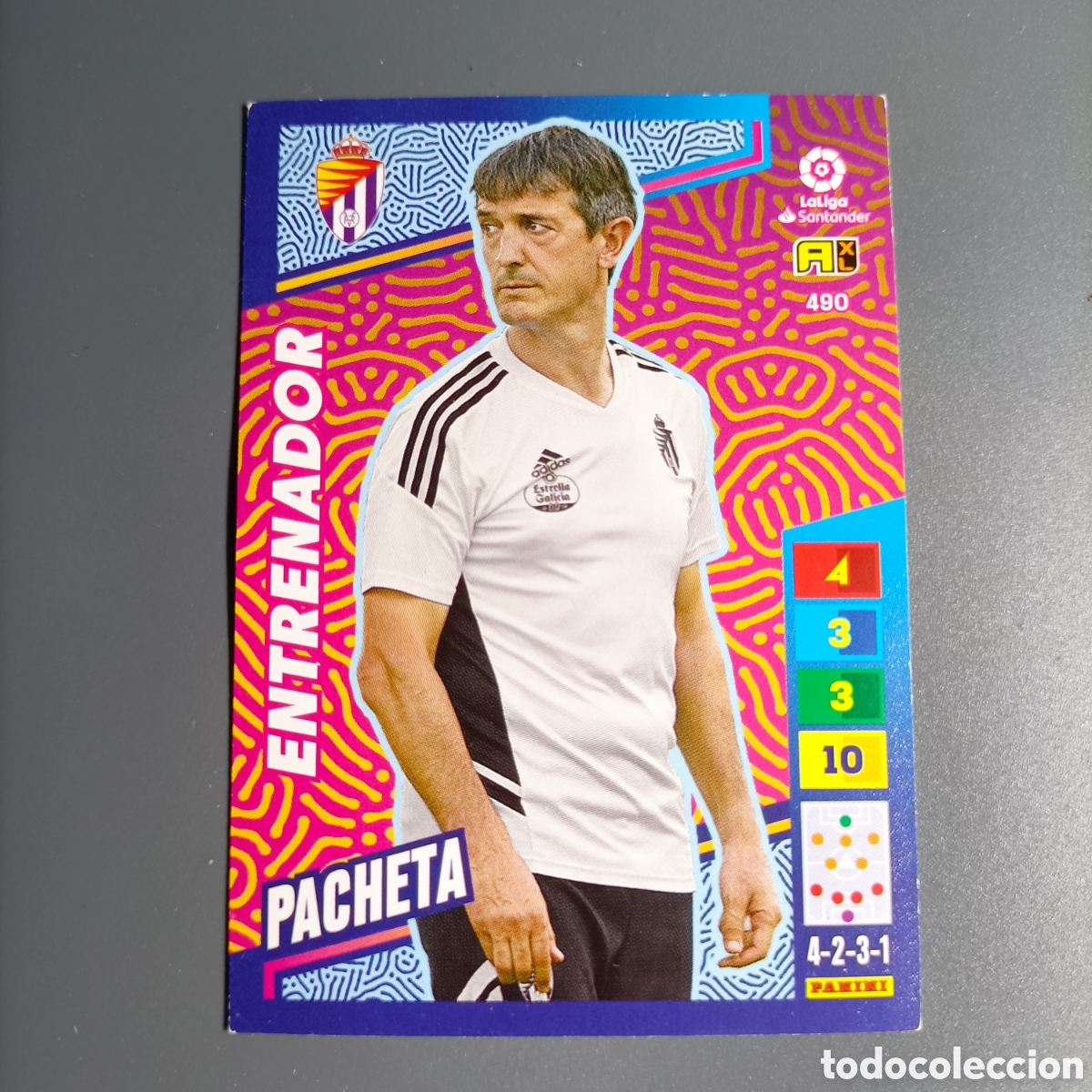 Cromos de f&uacute;tbol: ADRENALYN. LIGA 2022-2023 (VALLADOLID) №490 PACHETA