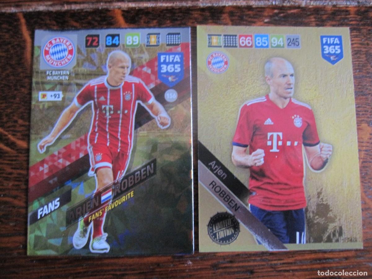 Cromos de f&uacute;tbol: ROBBEN FANS - LIMITED EDITION - 2 CARDS -PANINI