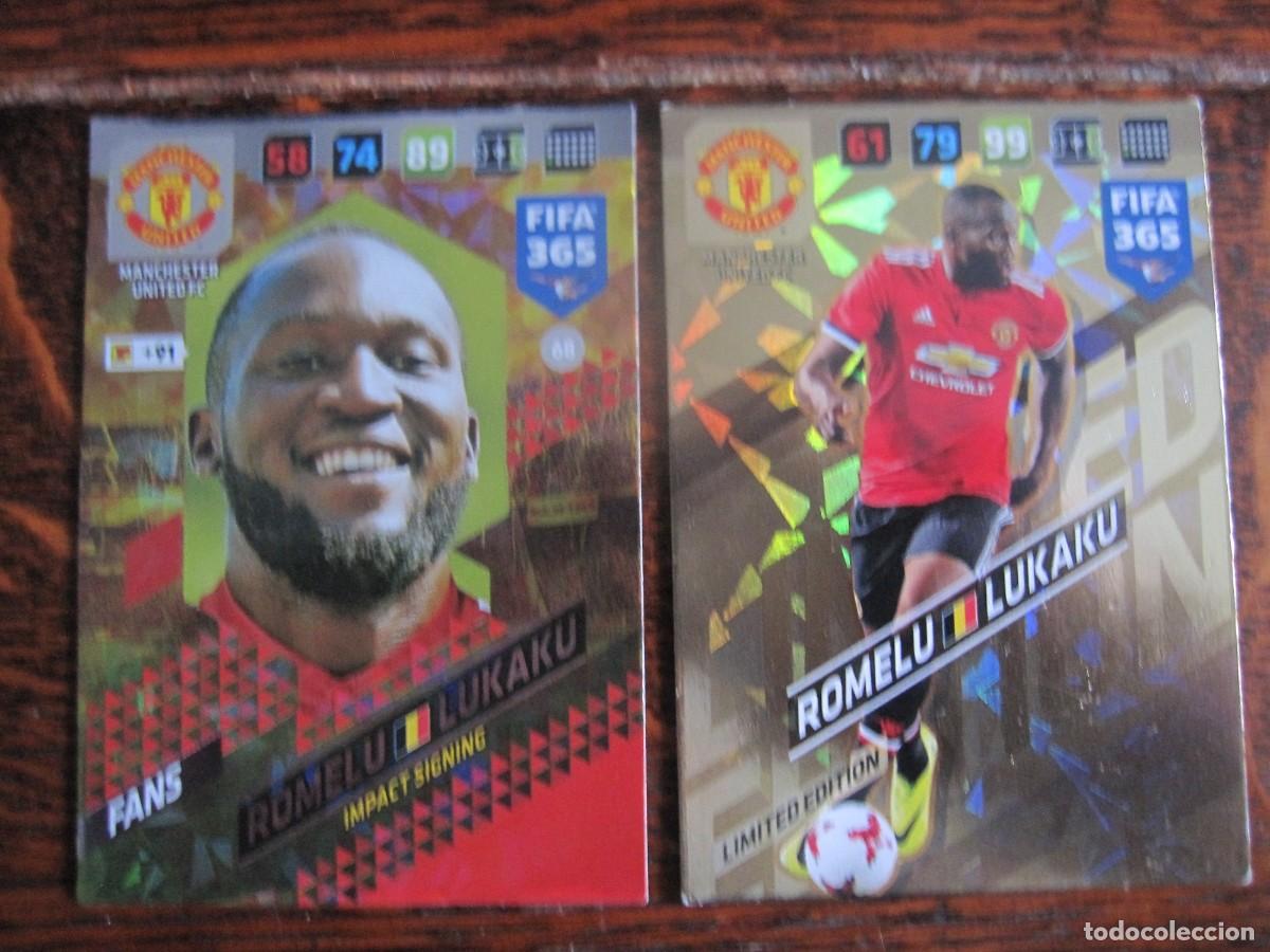 Cromos de f&uacute;tbol: LUKAKU FANS - LIMITED - PANINI - 2 CARDS