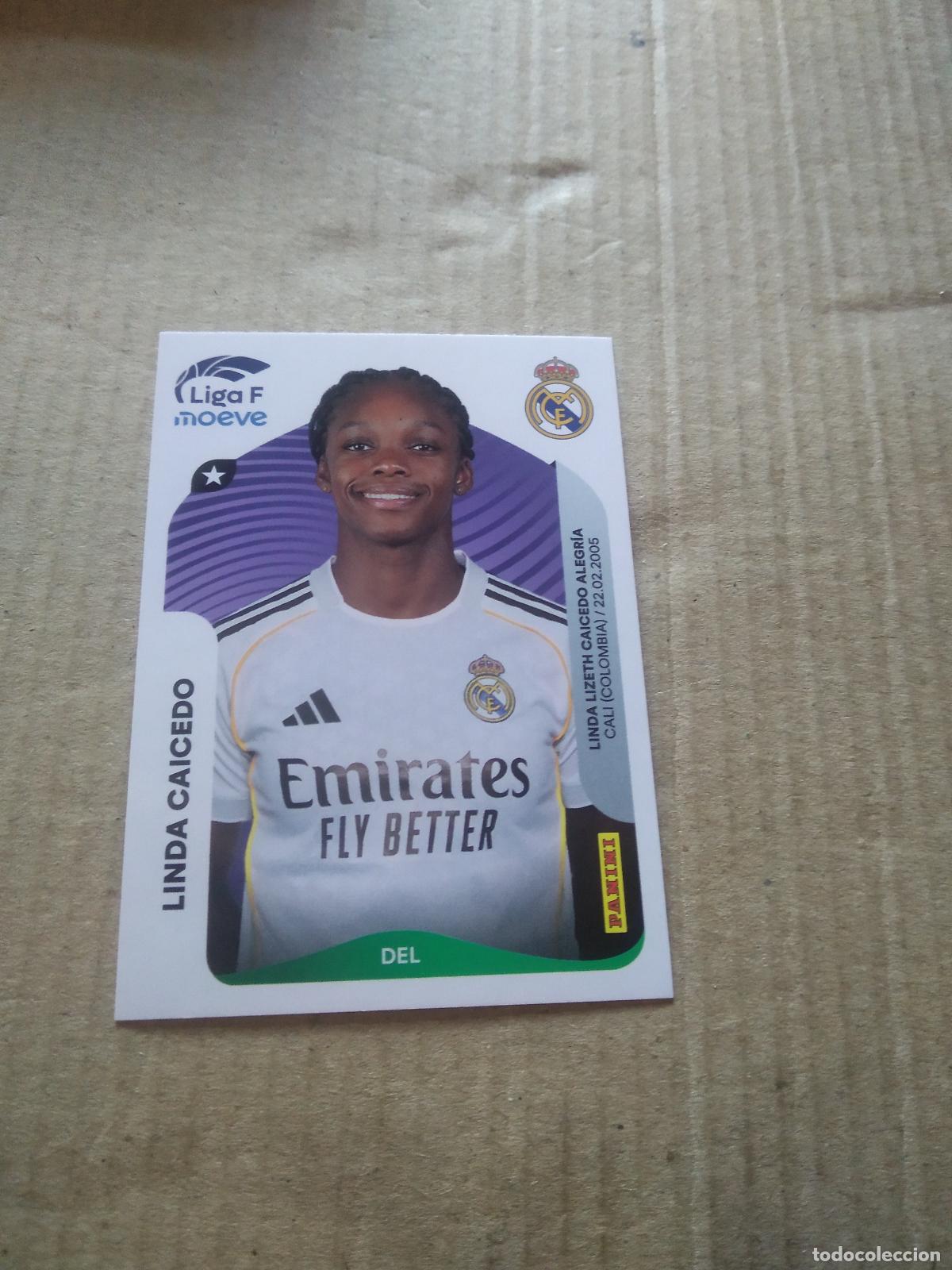 Cromos de f&uacute;tbol: 280 LINDA CAICEDO REAL MADRID CROMO FUTBOL PANINI LIGA FEMENINA 2025-2026 LIGA F 25-26