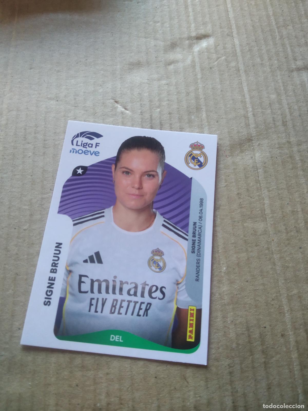 Cromos de f&uacute;tbol: 281 SIGNE BRUUN REAL MADRID CROMO FUTBOL PANINI LIGA FEMENINA 2025-2026 LIGA F 25-26