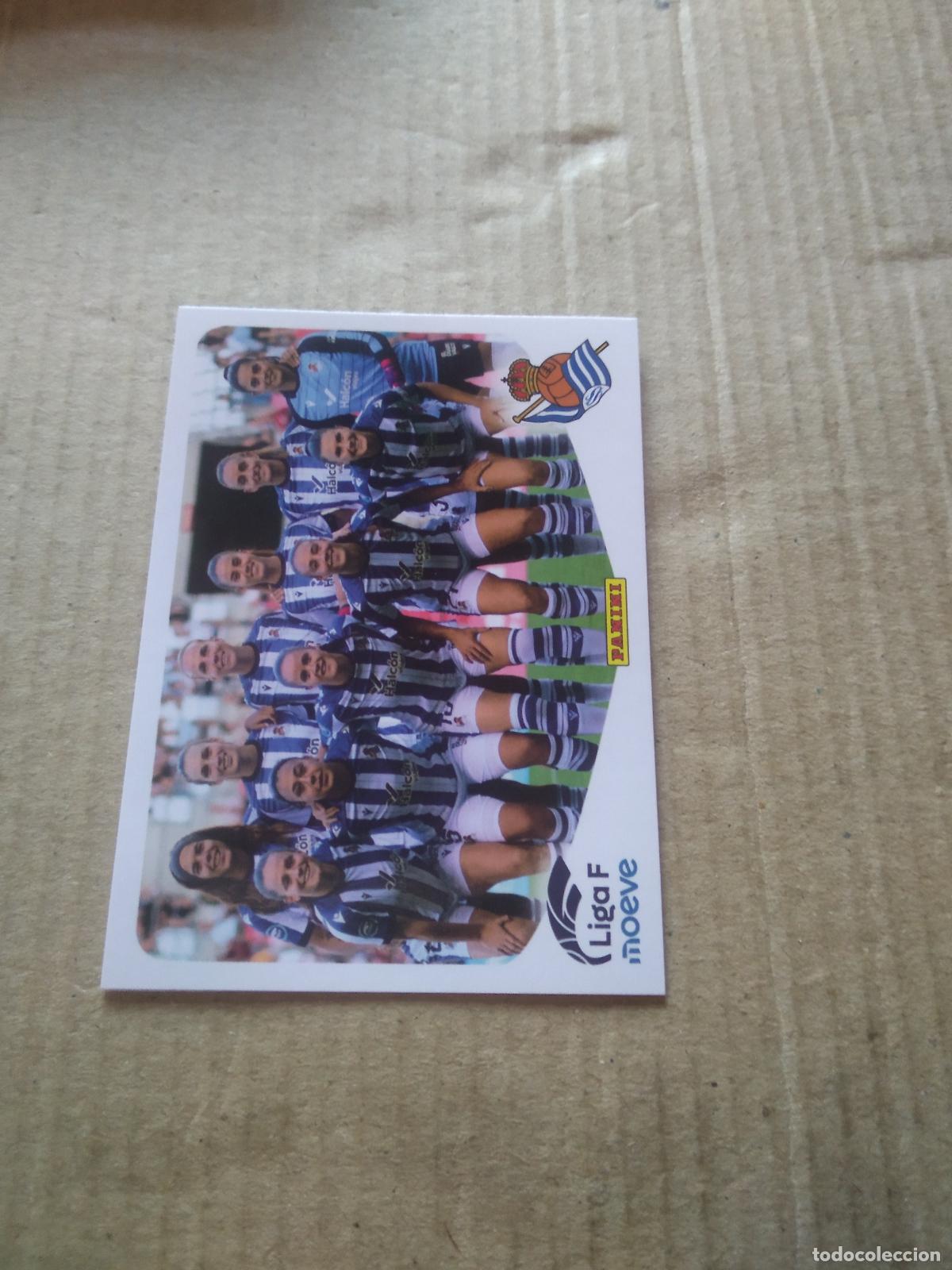 Cromos de f&uacute;tbol: 283 EQUIPO PLANTILLA REAL SOCIEDAD CROMO FUTBOL PANINI LIGA FEMENINA 2025-2026 LIGA F 25-26