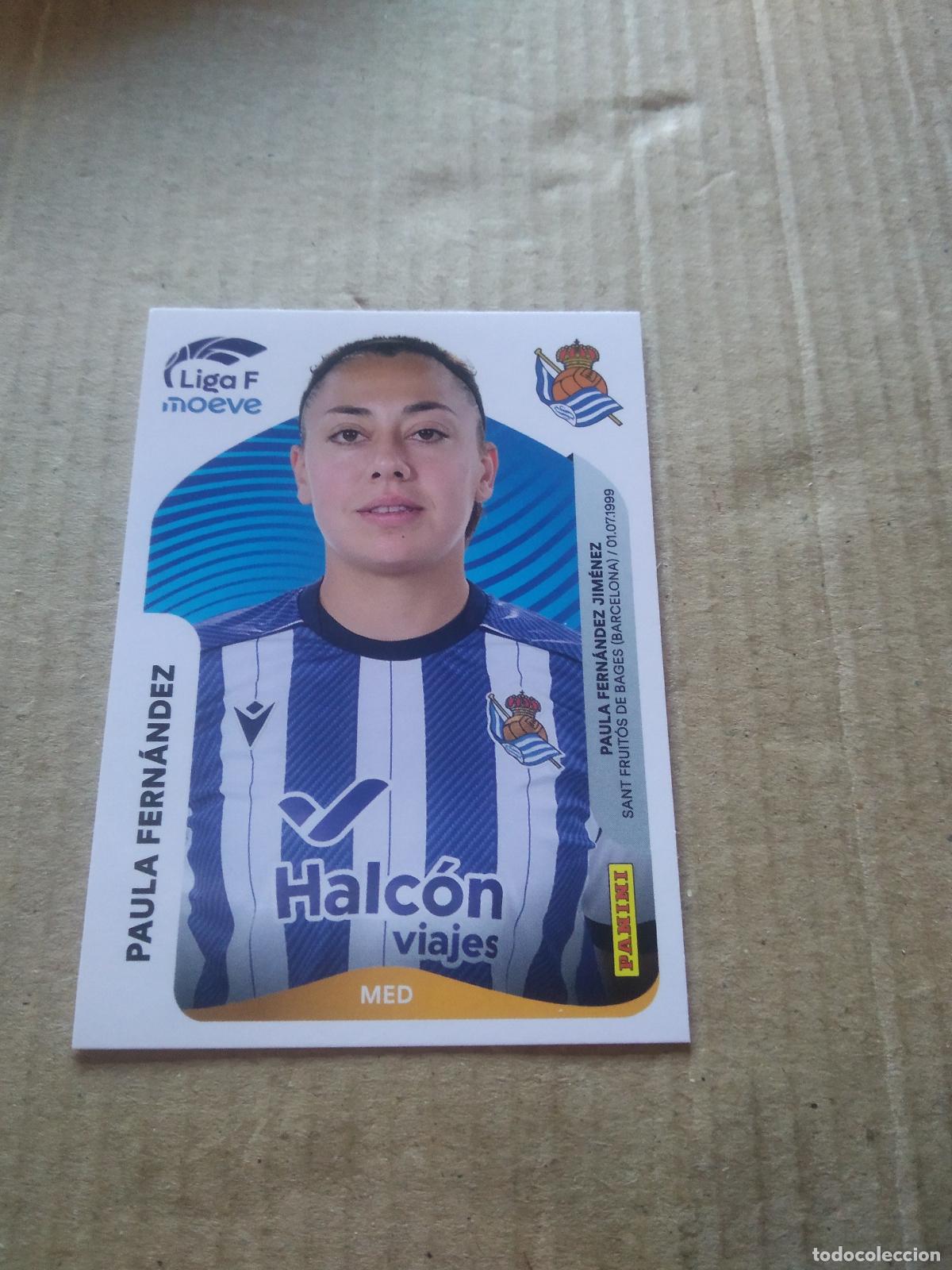 Cromos de f&uacute;tbol: 292 PAULA FERNANDEZ REAL SOCIEDAD CROMO FUTBOL PANINI LIGA FEMENINA 2025-2026 LIGA F 25-26