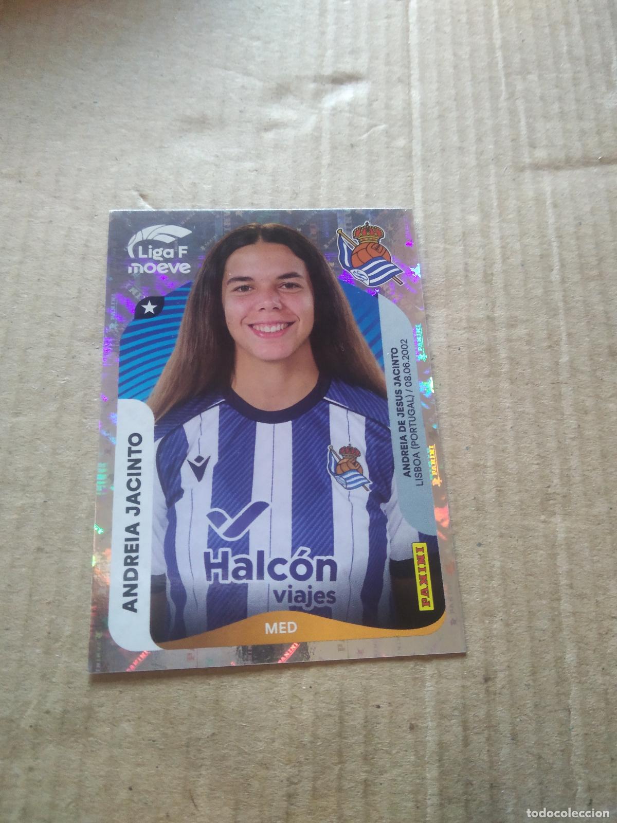 Cromos de f&uacute;tbol: 294 ANDREIA JACINTO REAL SOCIEDAD CROMO FUTBOL PANINI LIGA FEMENINA 2025-2026 LIGA F 25-26