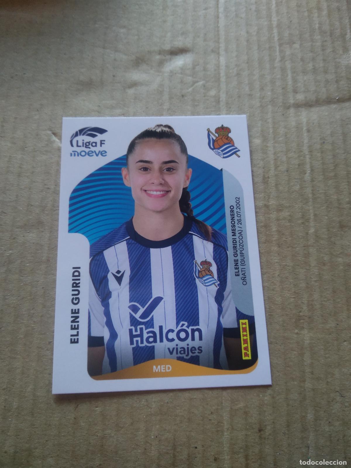 Cromos de f&uacute;tbol: 297 ELENE GURIDI REAL SOCIEDAD CROMO FUTBOL PANINI LIGA FEMENINA 2025-2026 LIGA F 25-26