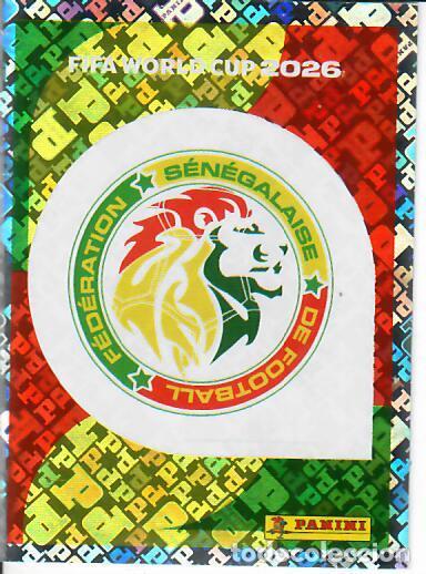 Cromos de f&uacute;tbol: CROMO PANINI MUNDIAL WORLD CUP 2026 - SEN1 SEN 1 - ESCUDO - SENEGAL