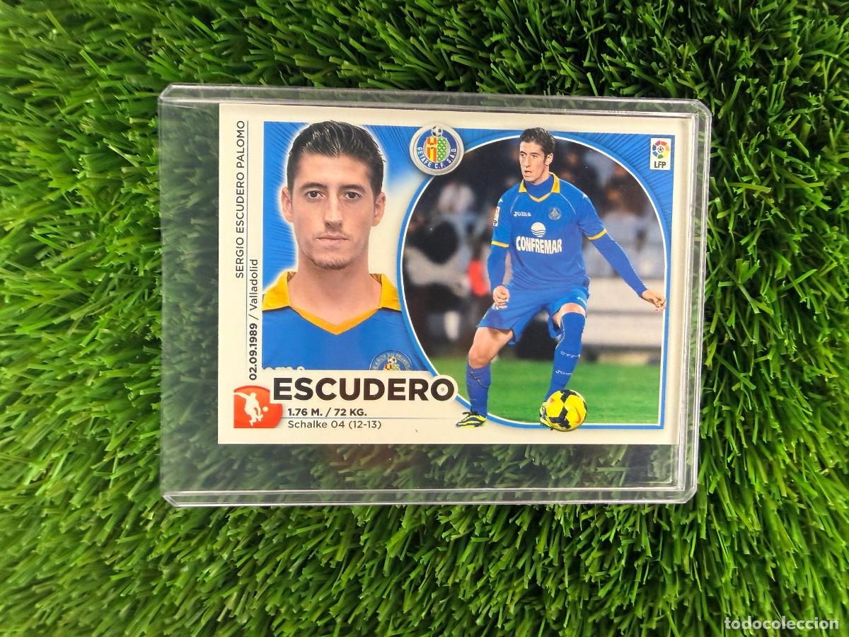 Cromos de f&uacute;tbol: N&ordm; 8 Escudero Getafe CF Liga Este 14 15