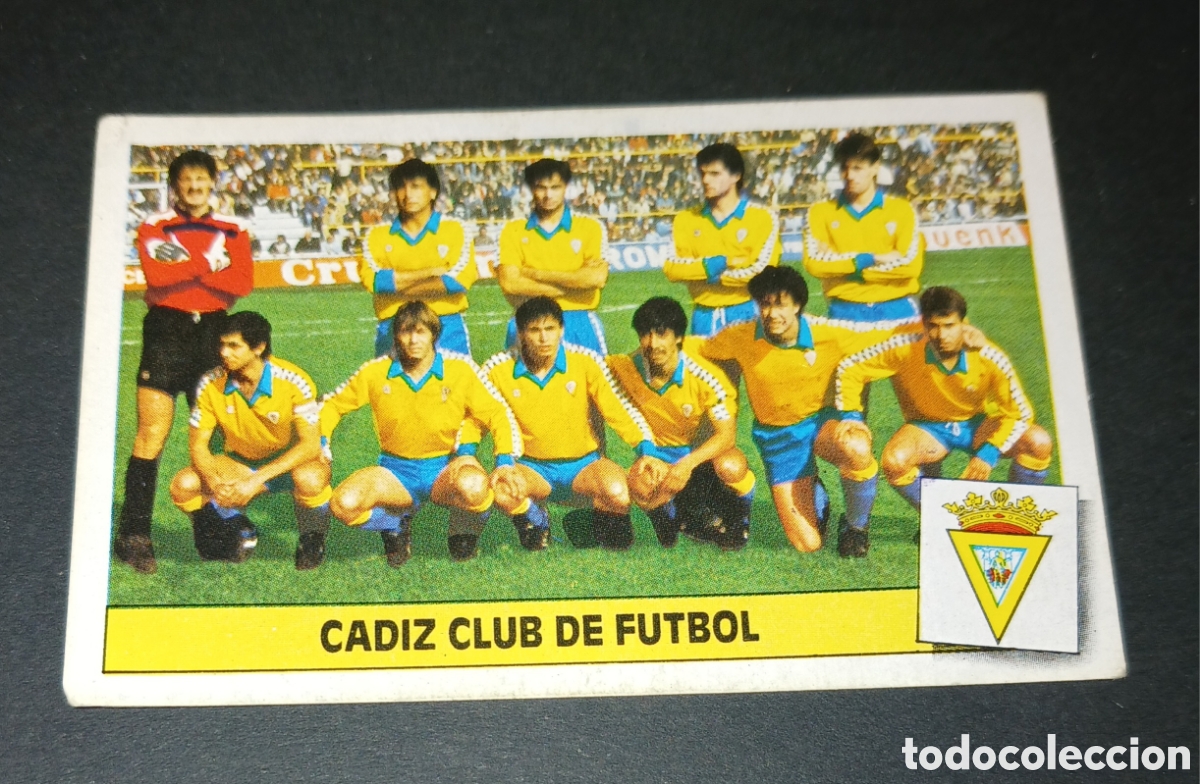 Cartes &agrave; collectionner de Football: Cromo Plantilla C&aacute;diz C.F. - Liga 86/87 - Ediciones Este (1986-1987) - Nunca Pegado
