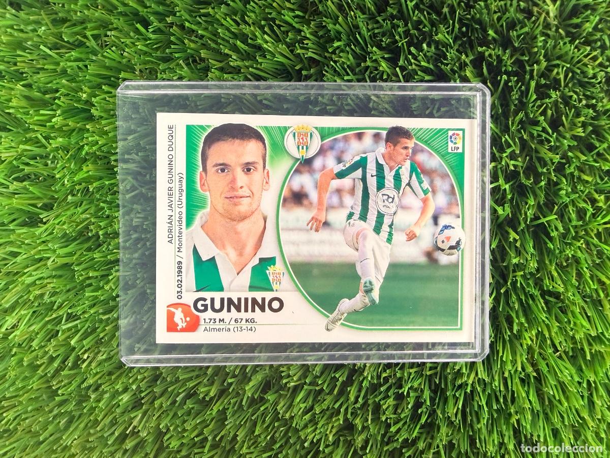 Cromos de f&uacute;tbol: N&ordm; 3 Gunino C&oacute;rdoba CF Liga Este 14 15