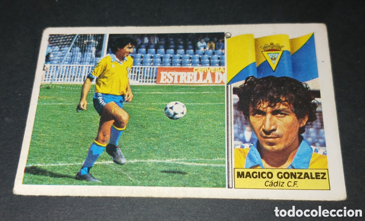 Cromos de f&uacute;tbol: EDICIONES ESTE LIGA 86/87 - &Uacute;LTIMOS FICHAJES N&ordm; 21 M&Aacute;GICO GONZ&Aacute;LEZ - C&Aacute;DIZ CF - SIN PEGAR