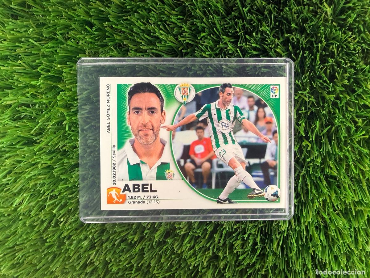 Cromos de f&uacute;tbol: N&ordm; 9 Abel C&oacute;rdoba CF Liga Este 14 15