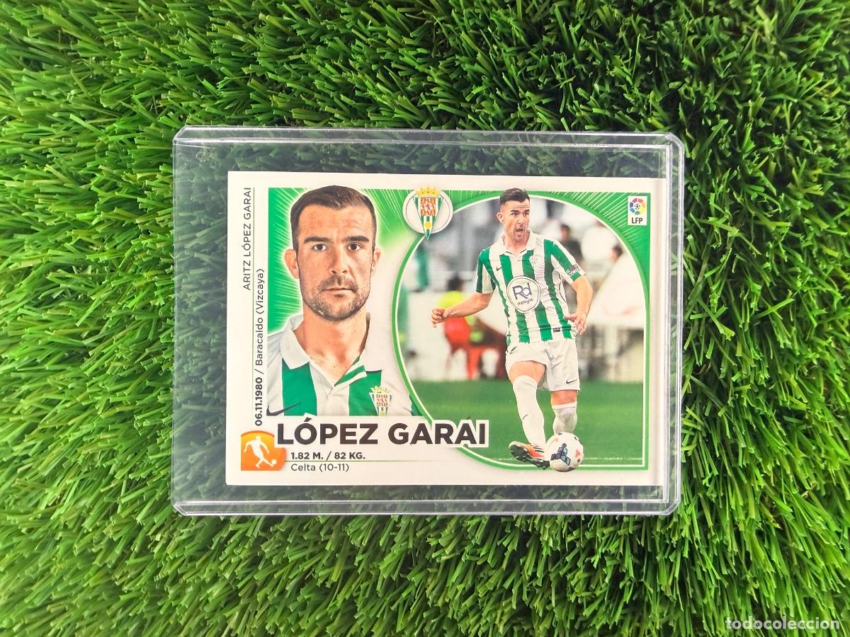 Cromos de f&uacute;tbol: N&ordm; 12 L&oacute;pez Garai C&oacute;rdoba CF Liga Este 14 15
