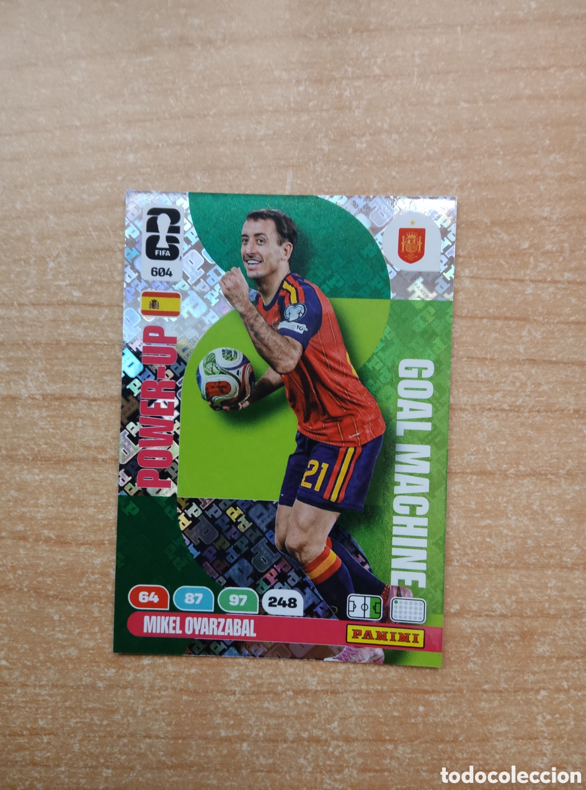 Fu&szlig;ball-Sticker: 604 MIKEL OYARZABAL ADRENALYN XL MUNDIAL 2026 GOAL MACHINE