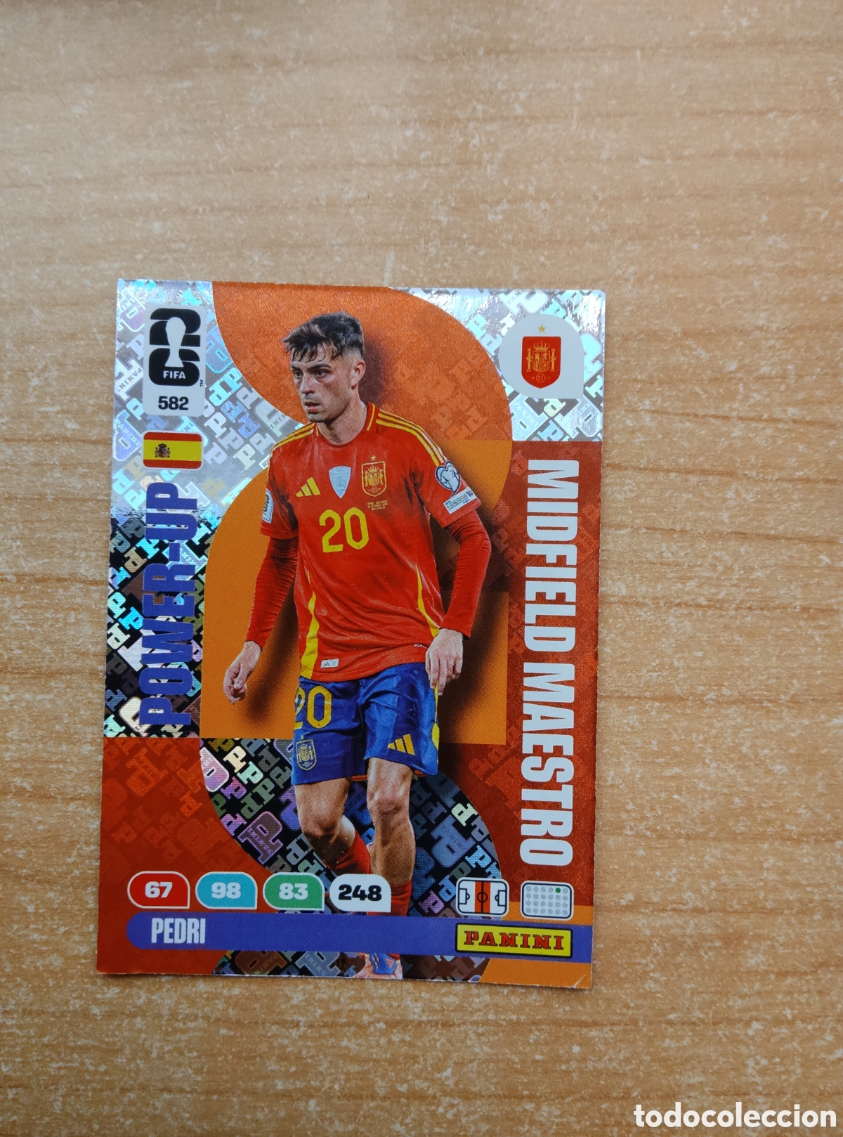 Fu&szlig;ball-Sticker: 582 PEDRI ADRENALYN XL MUNDIAL 2026