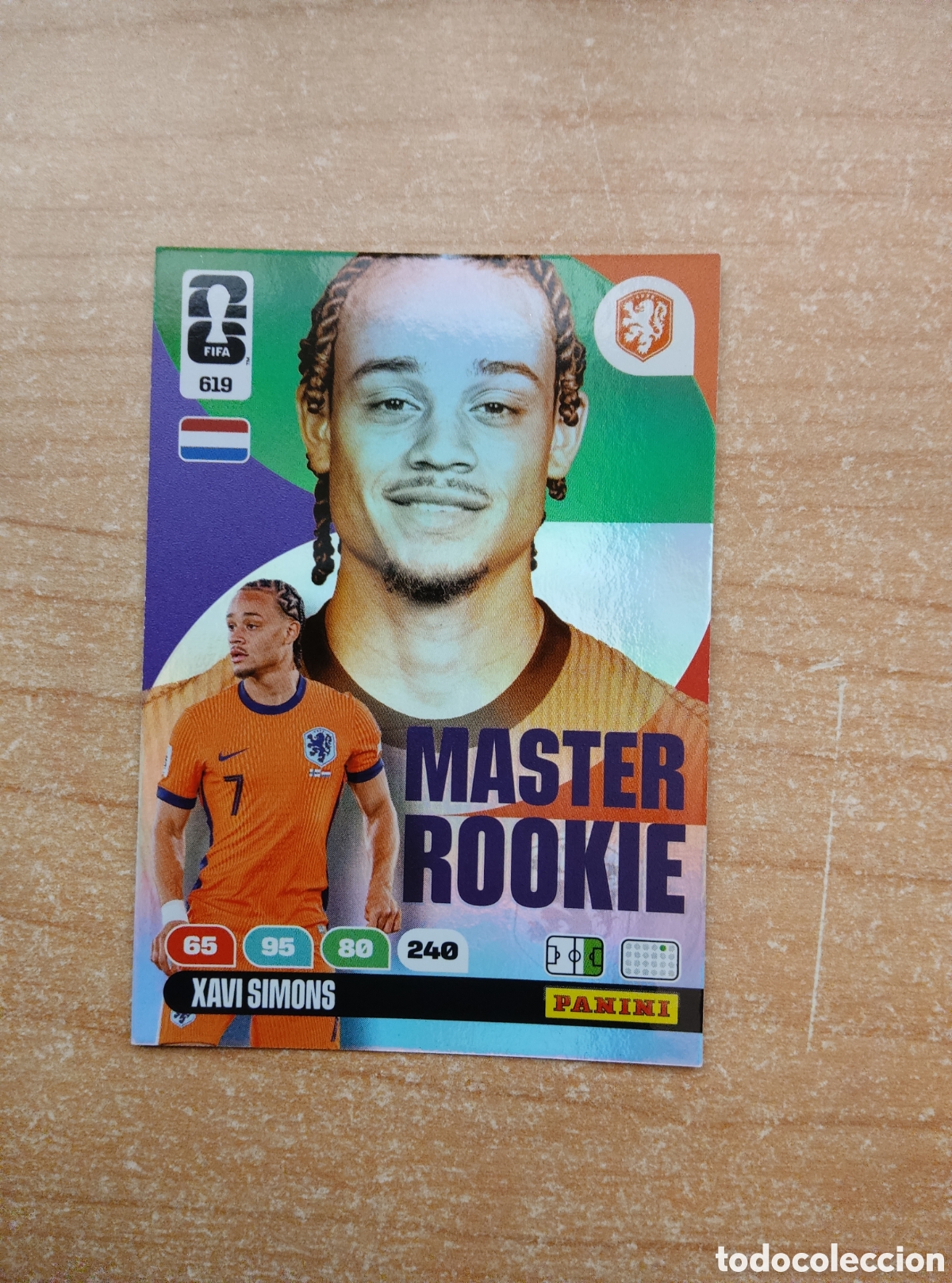 Fu&szlig;ball-Sticker: 619 XAVI SIMONS ADRENALYN XL MUNDIAL 2026, MASTER ROOKIE