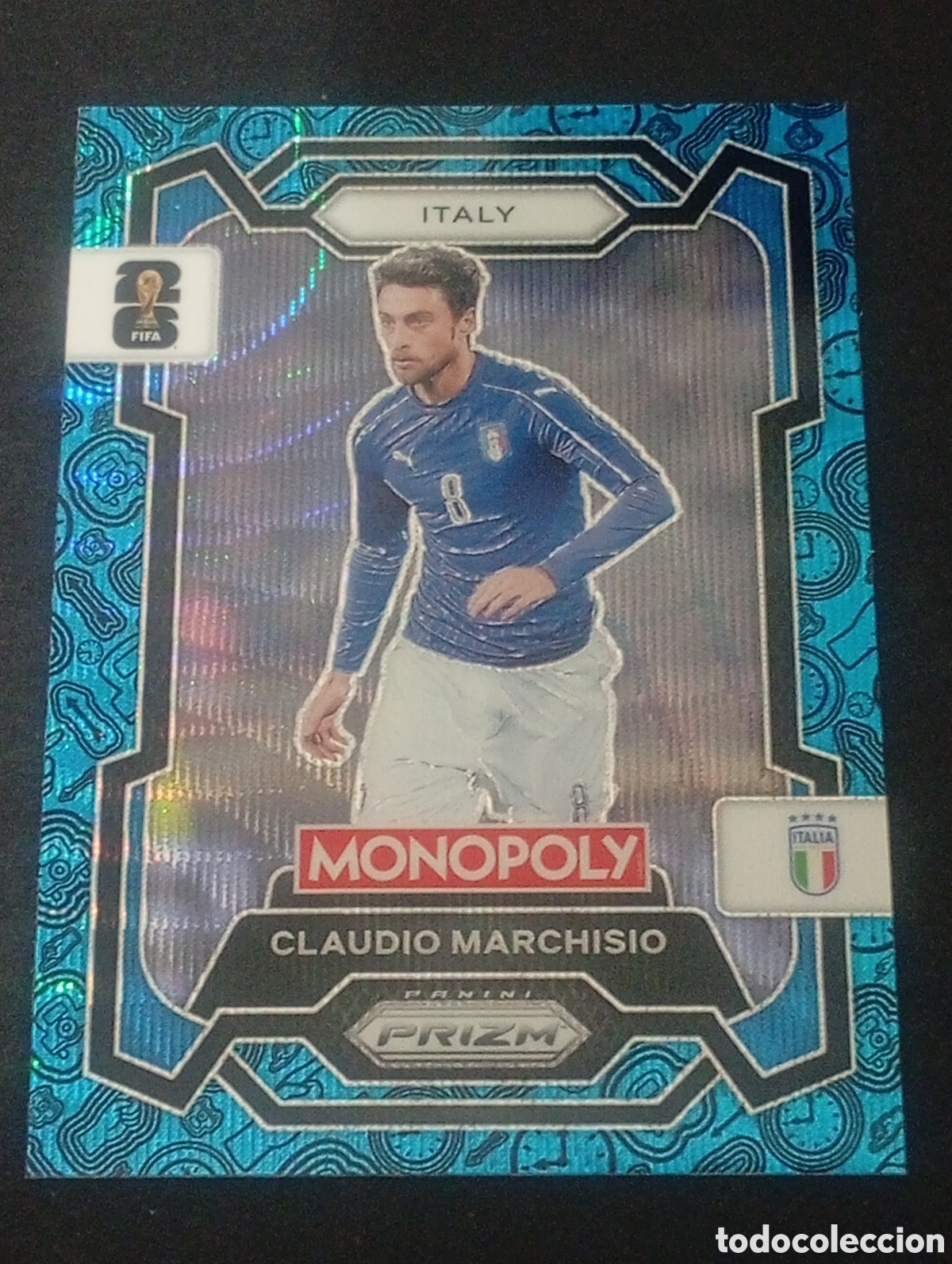 Cromos de f&uacute;tbol: 38 prizm paralela blue Marchisio ITALIA Italy MONOPOLY FIFA 2026 WORLD CUP MUNDIAL ADRENALYN IT