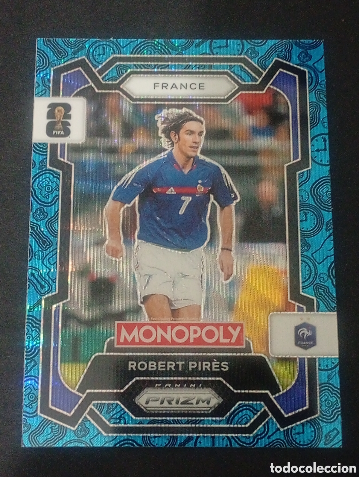 Cromos de f&uacute;tbol: 10 paralela blue Robert Pir&eacute;s FRANCE MONOPOLY FIFA 2026 WORLD CUP MUNDIAL CROMO CARD TOPPS PANINI
