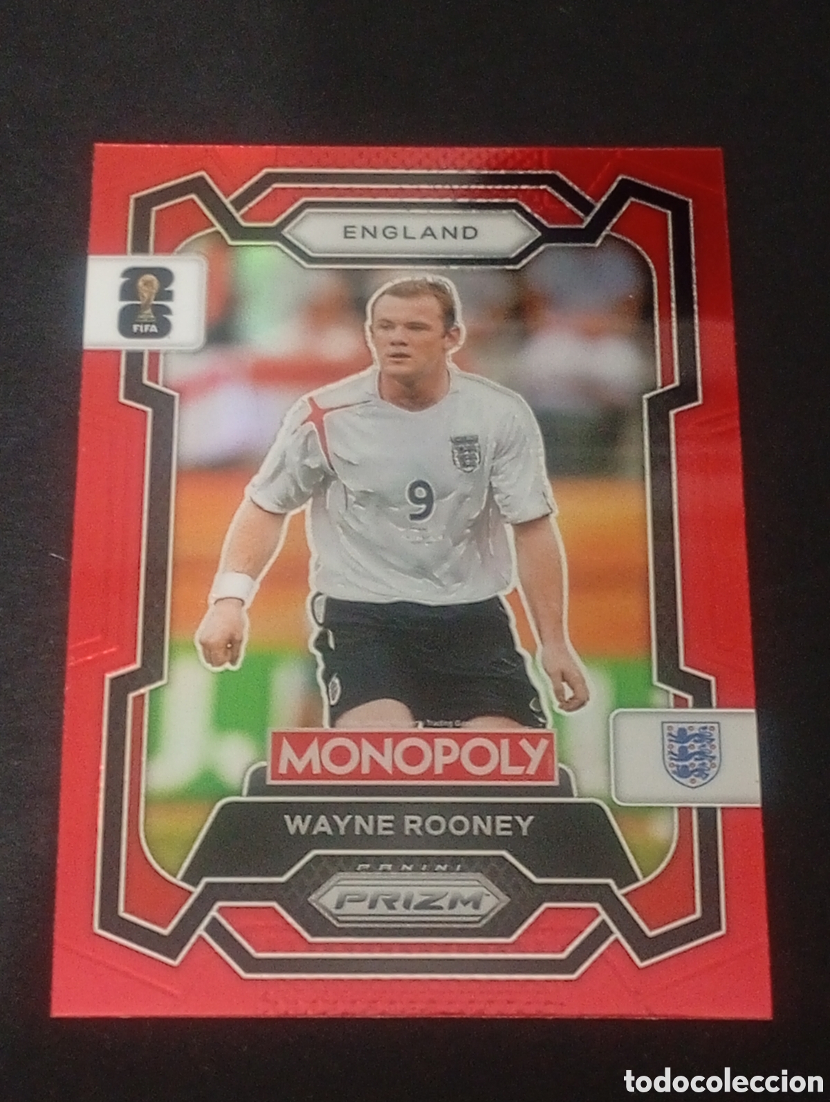 Cromos de f&uacute;tbol: 27 prizm paralela red ROONEY ENGLAND MONOPOLY FIFA 2026 WORLD CUP MUNDIAL ADRENALYN