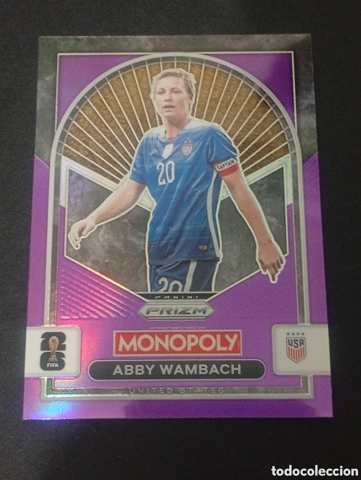 Cromos de f&uacute;tbol: WOMENS 92 numerada /99 Abby Wambach USA EEUU MONOPOLY FIFA 2026 WORLD CUP MUNDIAL TOPPS PANINI PRIZM