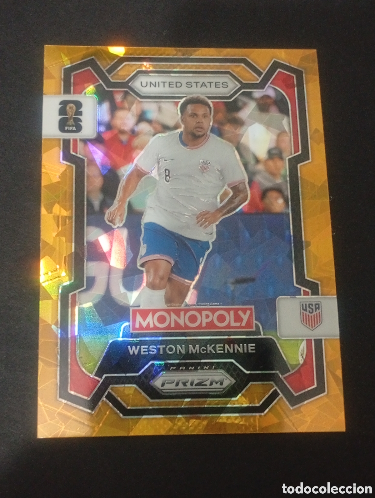 Cromos de f&uacute;tbol: 50 prizm paralela cracked McKENNIE USA EEUU MONOPOLY FIFA 2026 WORLD CUP MUNDIAL ADRENALYN